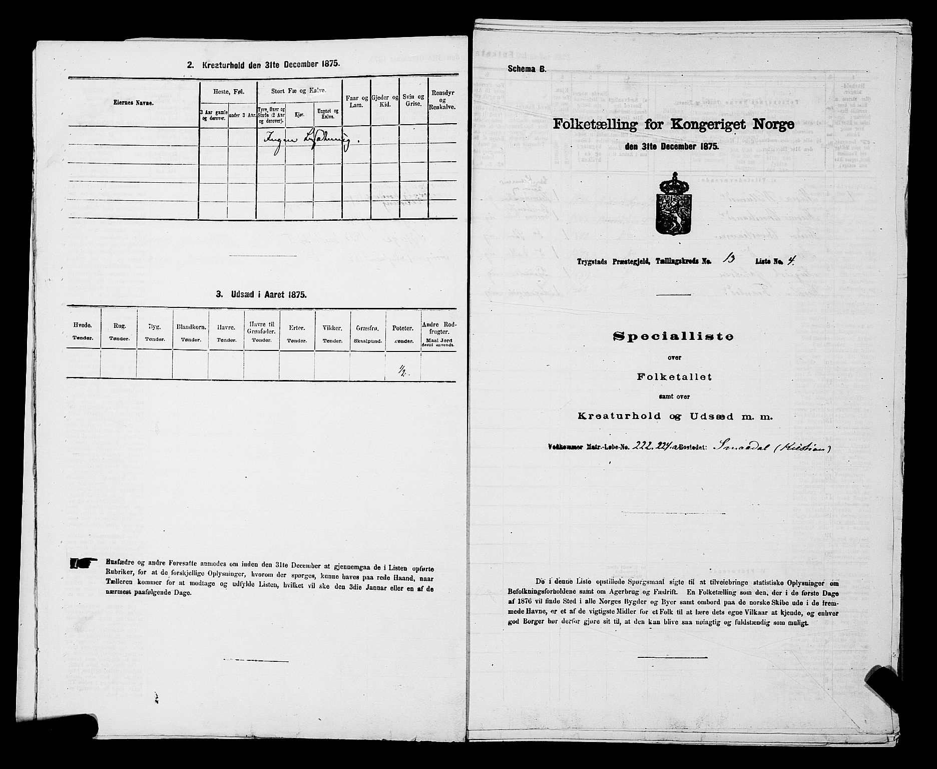 RA, Folketelling 1875 for 0122P Trøgstad prestegjeld, 1875, s. 1438