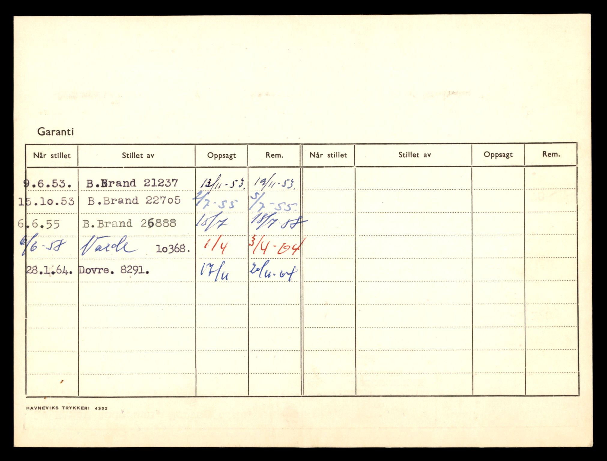 Møre og Romsdal vegkontor - Ålesund trafikkstasjon, AV/SAT-A-4099/F/Fe/L0003: Registreringskort for kjøretøy T 232 - T 340, 1927-1998, s. 507