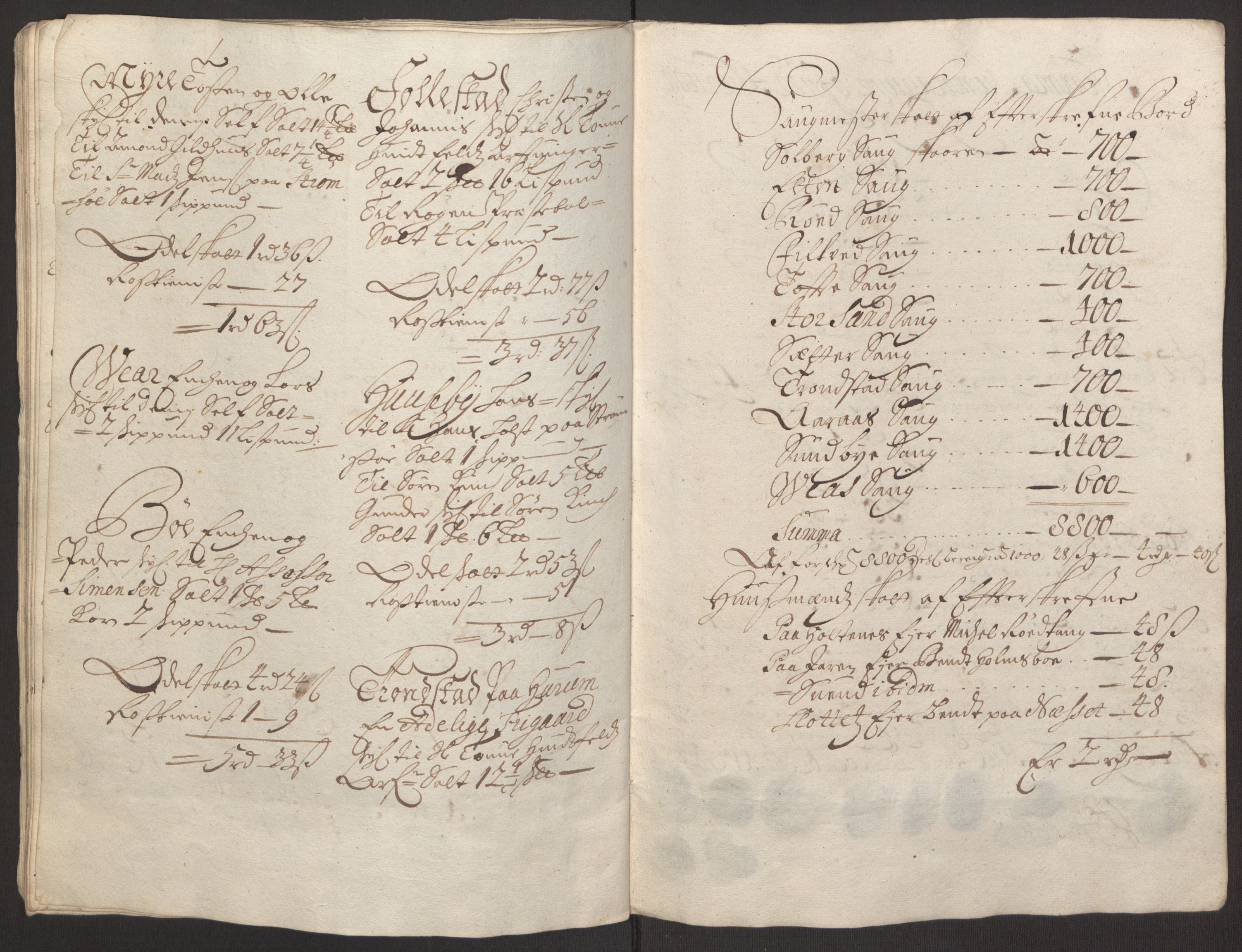 Rentekammeret inntil 1814, Reviderte regnskaper, Fogderegnskap, RA/EA-4092/R30/L1694: Fogderegnskap Hurum, Røyken, Eiker og Lier, 1694-1696, s. 51