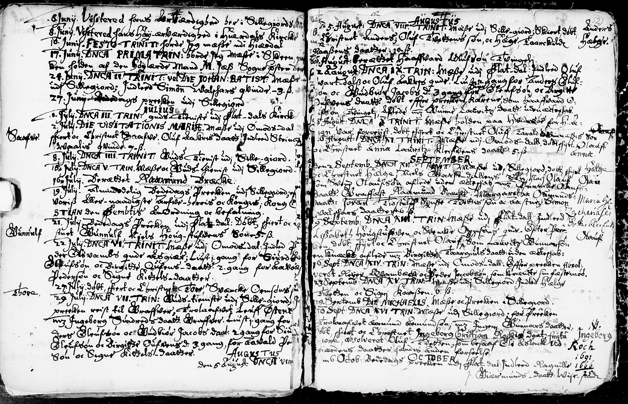 Seljord kirkebøker, SAKO/A-20/F/Fa/L0001: Ministerialbok nr. I 1, 1654-1686, s. 52
