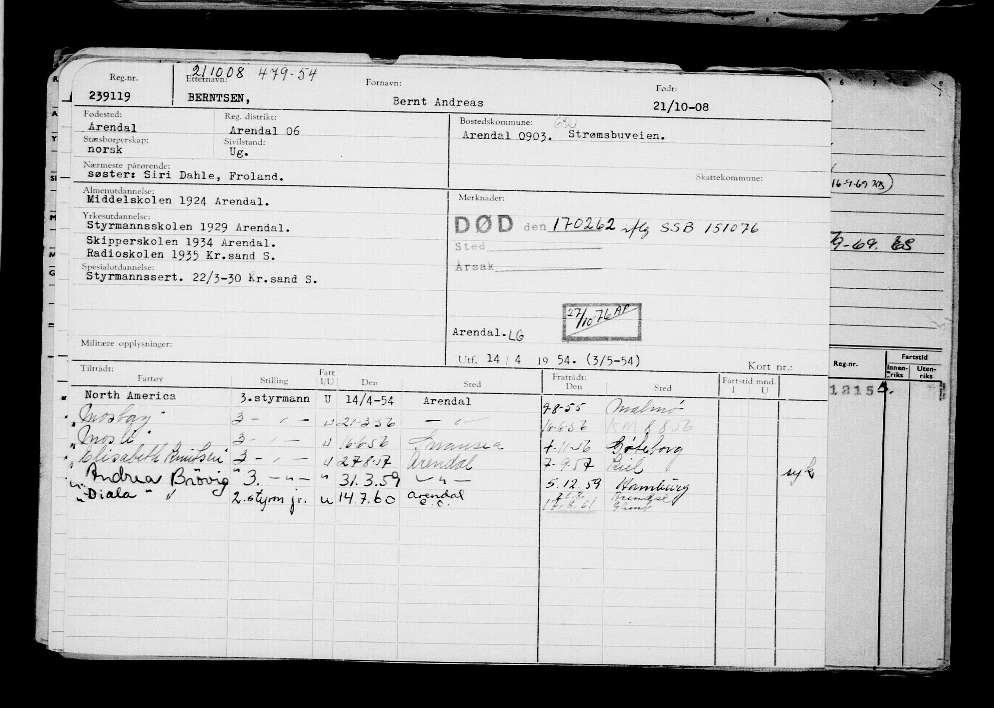 Direktoratet for sjømenn, AV/RA-S-3545/G/Gb/L0079: Hovedkort, 1908, s. 788