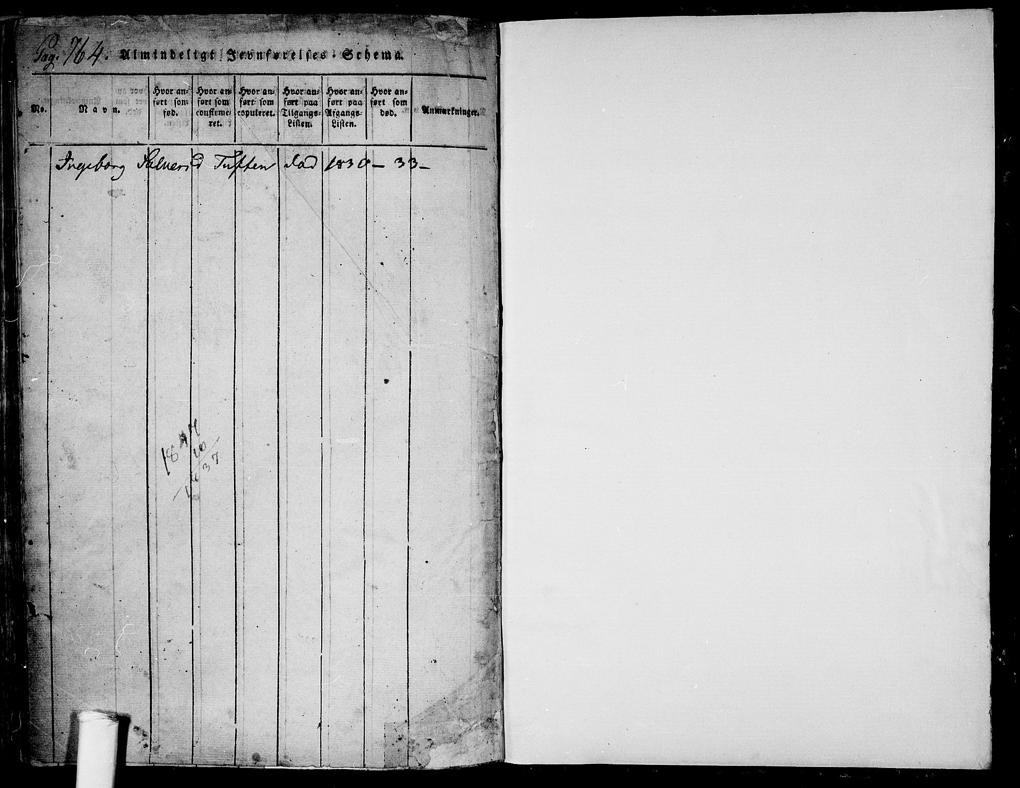 Ramnes kirkebøker, SAKO/A-314/F/Fa/L0004: Ministerialbok nr. I 4, 1813-1840, s. 764-765