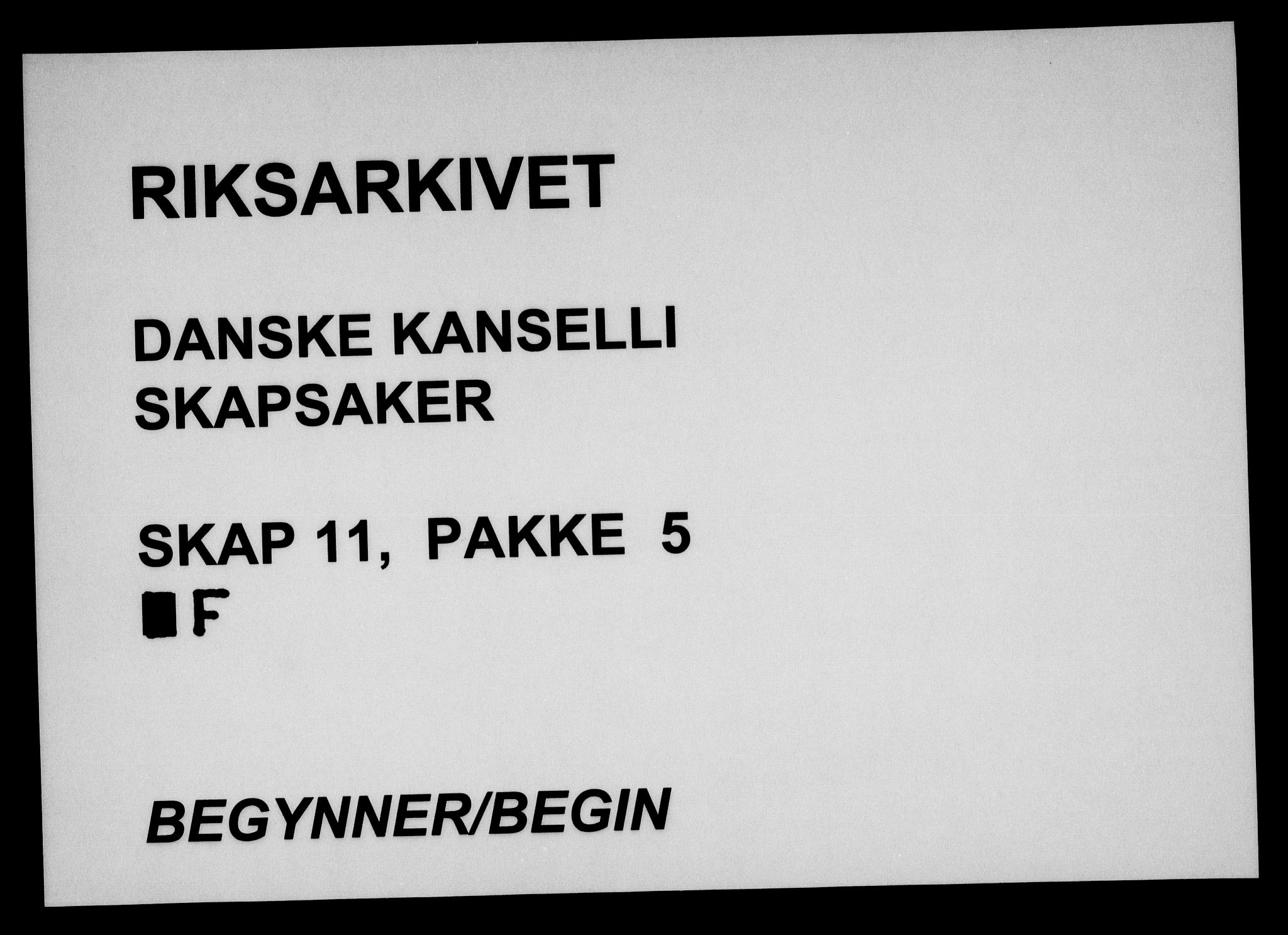 Danske Kanselli, Skapsaker, AV/RA-EA-4061/F/L0043: Skap 11, pakke 5-40, 1632-1758, s. 6