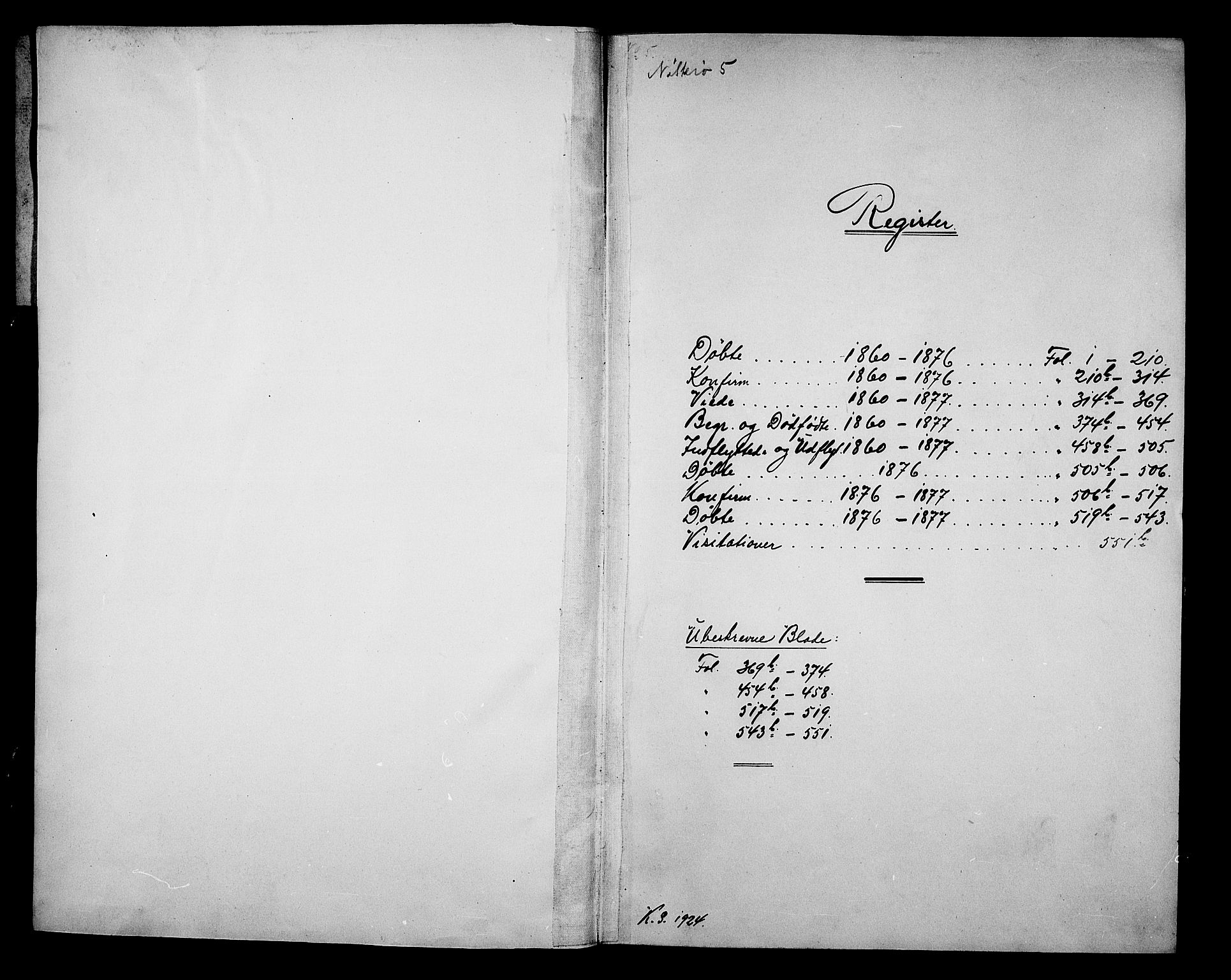 Nøtterøy kirkebøker, AV/SAKO-A-354/G/Ga/L0002: Klokkerbok nr. I 2, 1860-1877