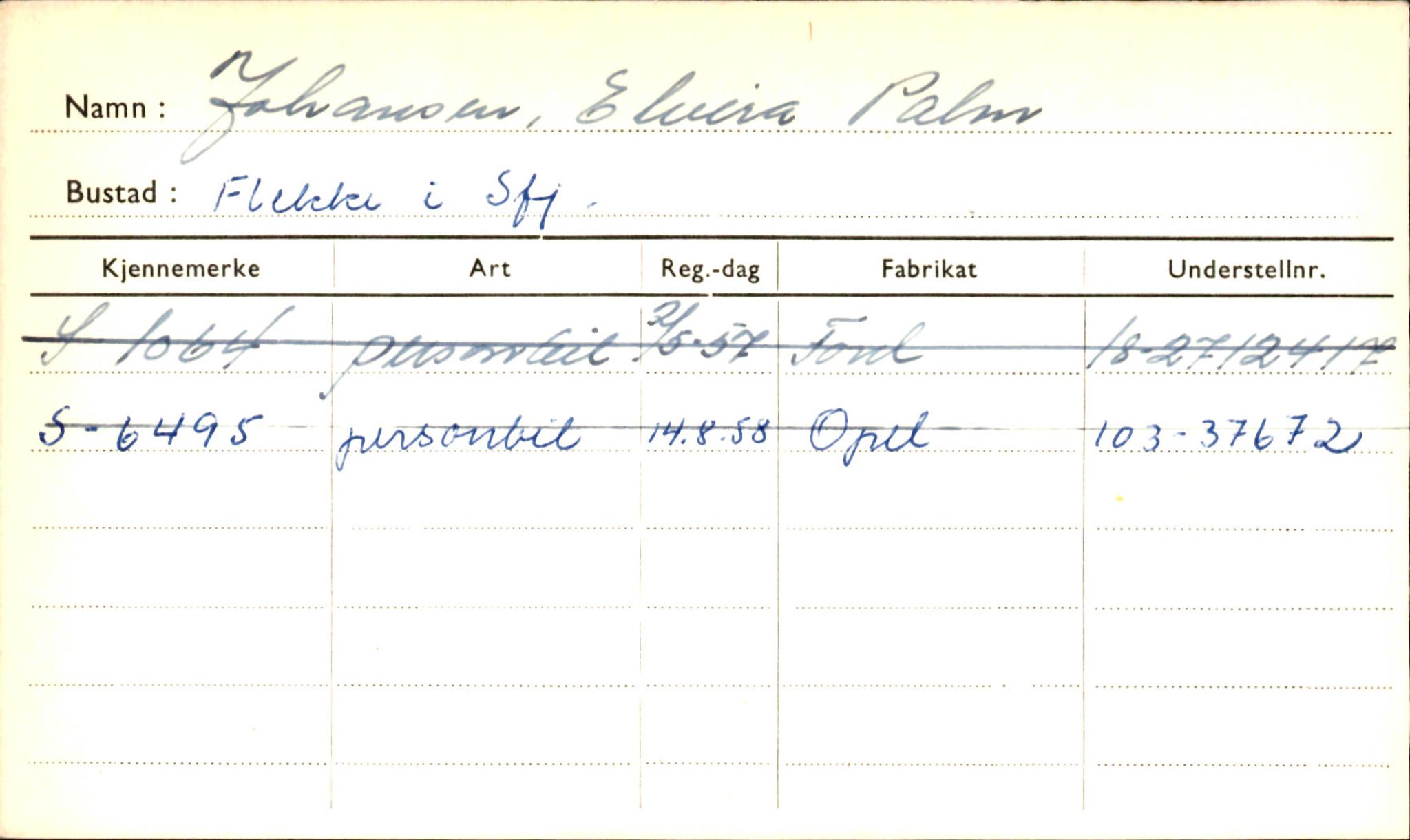 Statens vegvesen, Sogn og Fjordane vegkontor, SAB/A-5301/4/F/L0001A: Eigarregister Fjordane til 1.6.1961, 1930-1961, s. 954