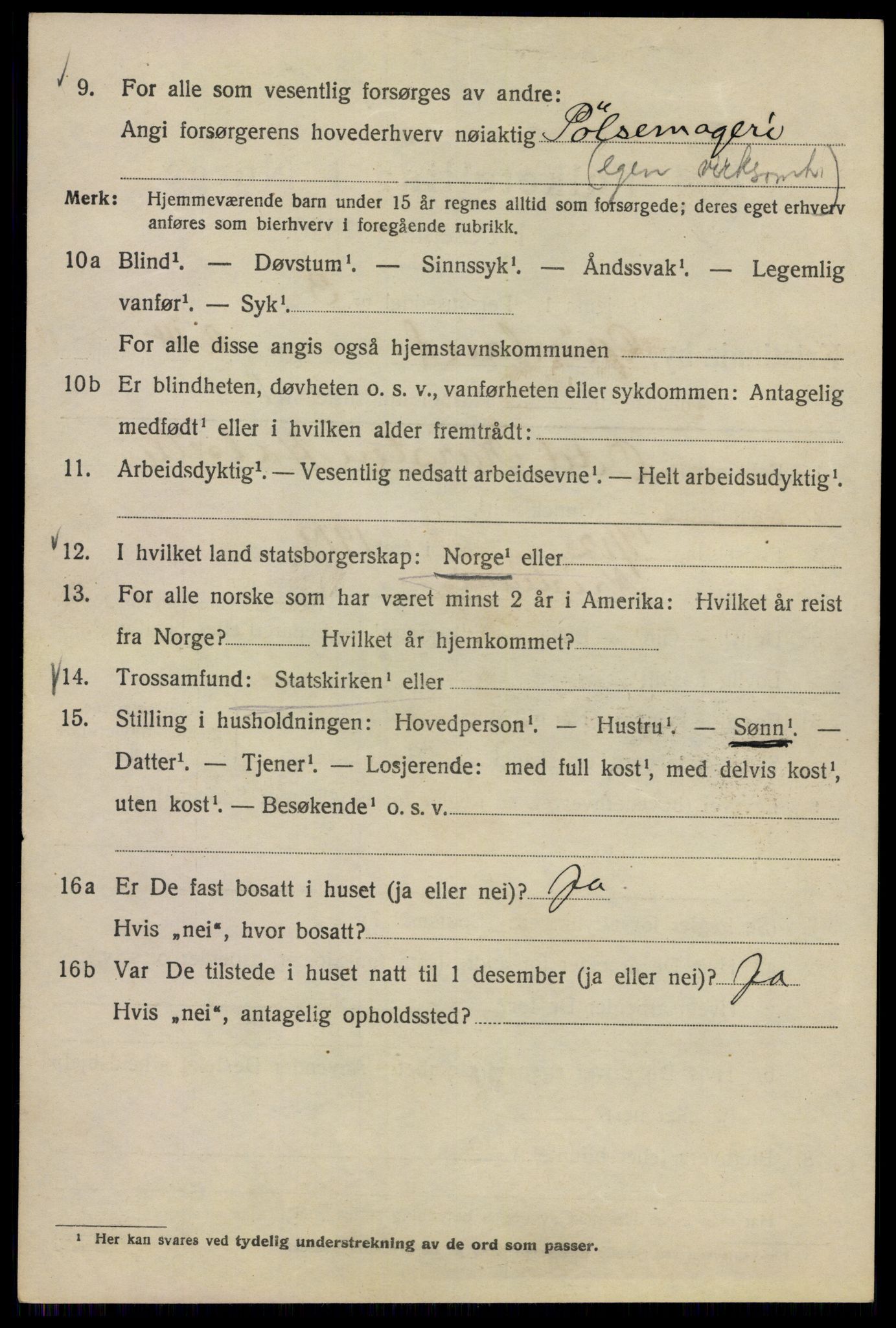 SAO, Folketelling 1920 for 0301 Kristiania kjøpstad, 1920, s. 254596