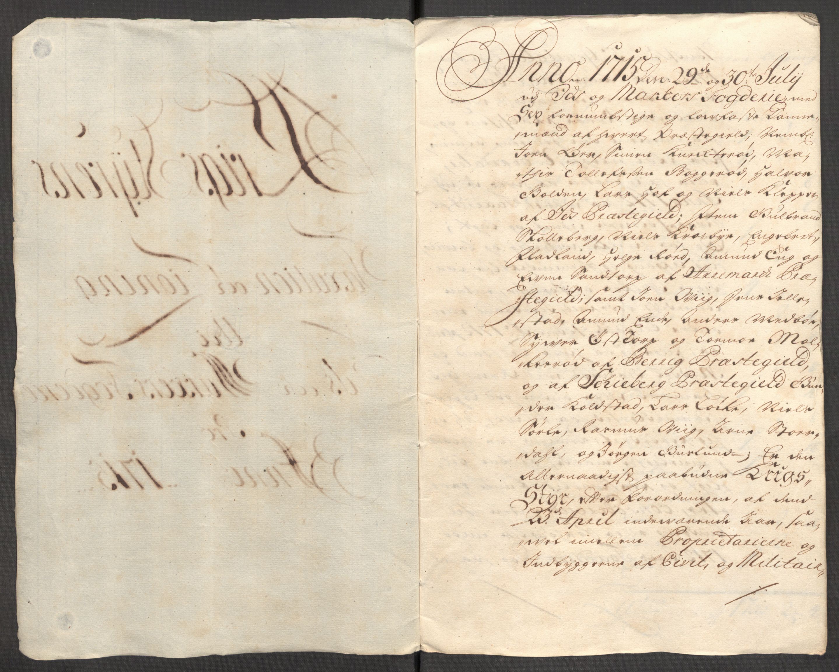 Rentekammeret inntil 1814, Reviderte regnskaper, Fogderegnskap, RA/EA-4092/R01/L0023: Fogderegnskap Idd og Marker, 1715-1716, s. 79
