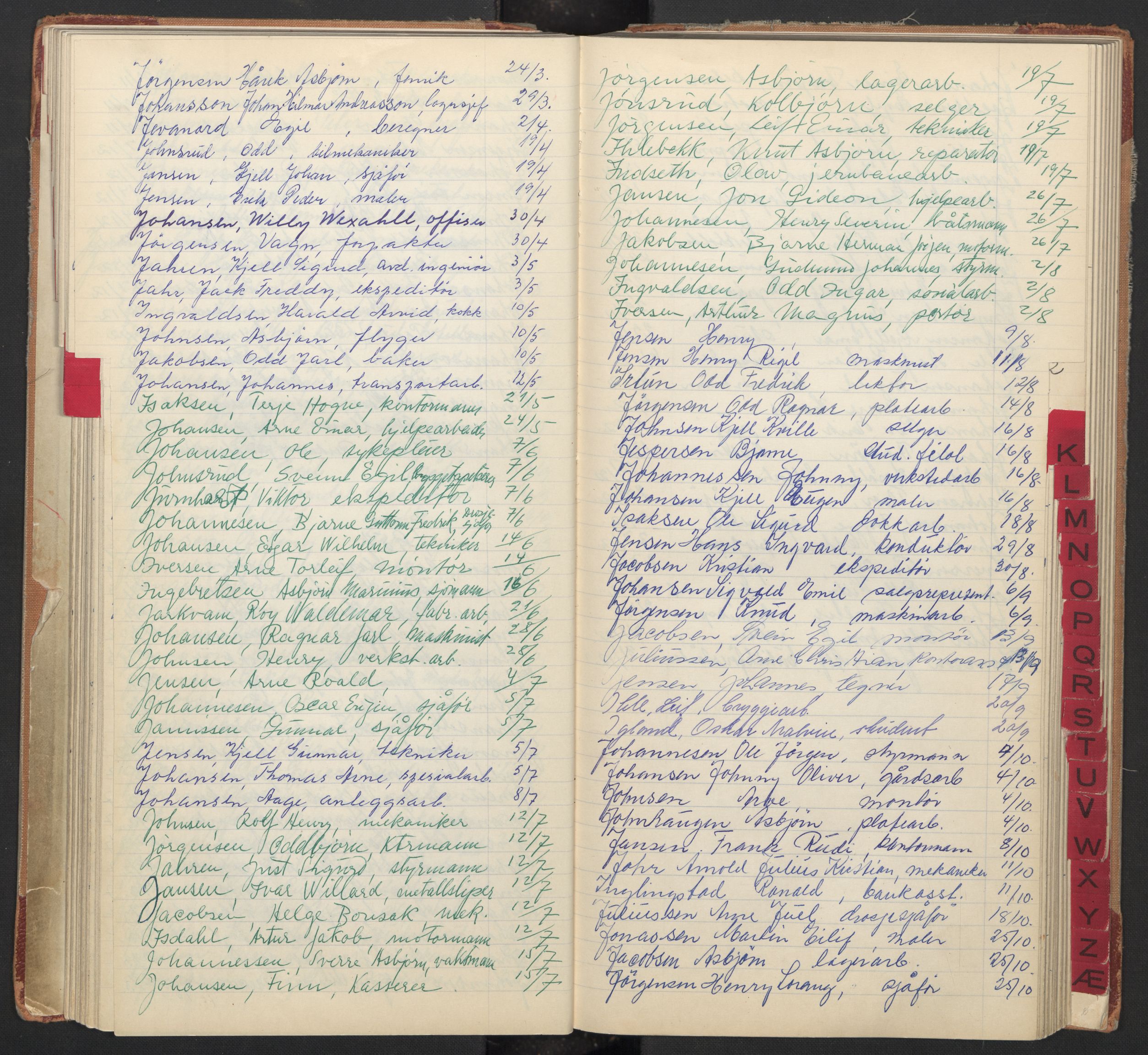 Oslo byfogd avd. I, AV/SAO-A-10220/L/La/L0009: Vigselsregister, 1955-1958, s. 68