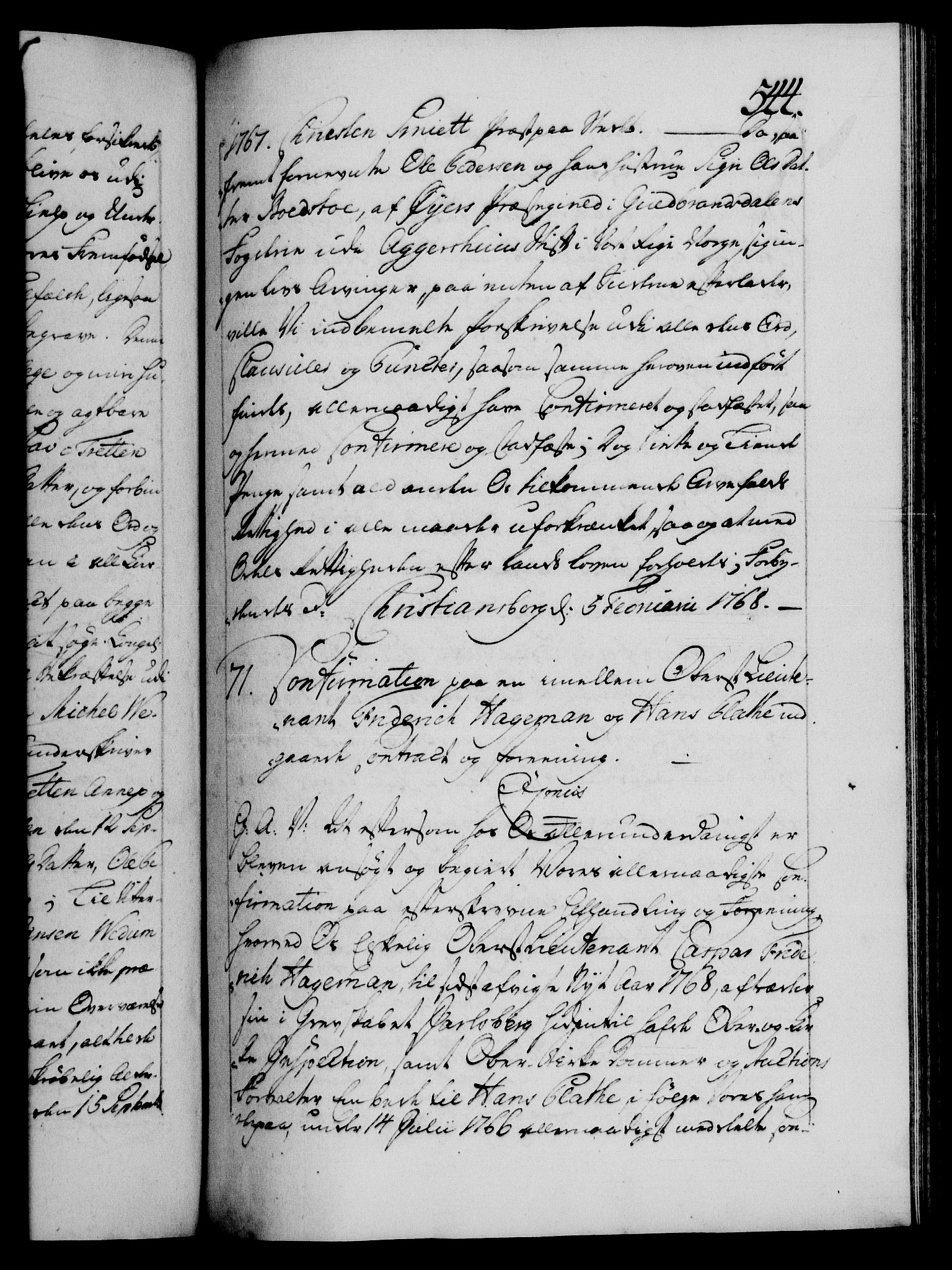 Danske Kanselli 1572-1799, RA/EA-3023/F/Fc/Fca/Fcaa/L0043: Norske registre, 1766-1768, s. 544a