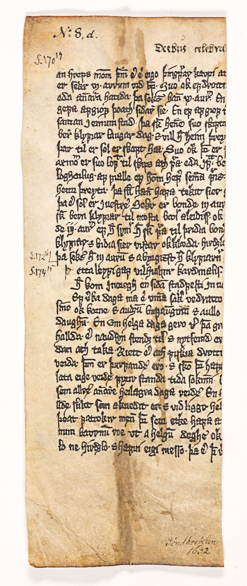 Riksarkivets diplomsamling, RA/EA-5965/F26/L0002: Norrøne membranfragmenter bestand 2-9 (10), 1100-1536, s. 392