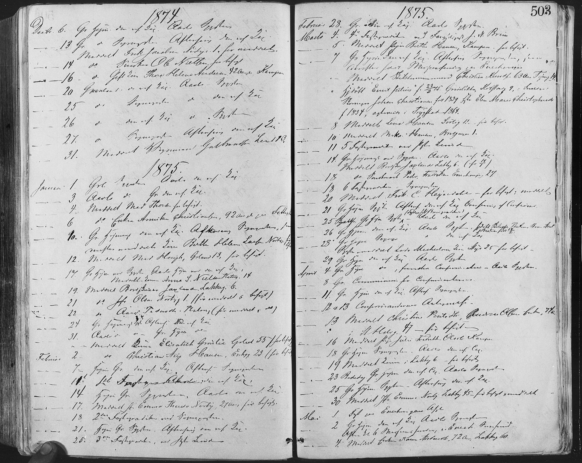 Grønland prestekontor Kirkebøker, SAO/A-10848/F/Fa/L0004: Ministerialbok nr. 4, 1869-1880, s. 503