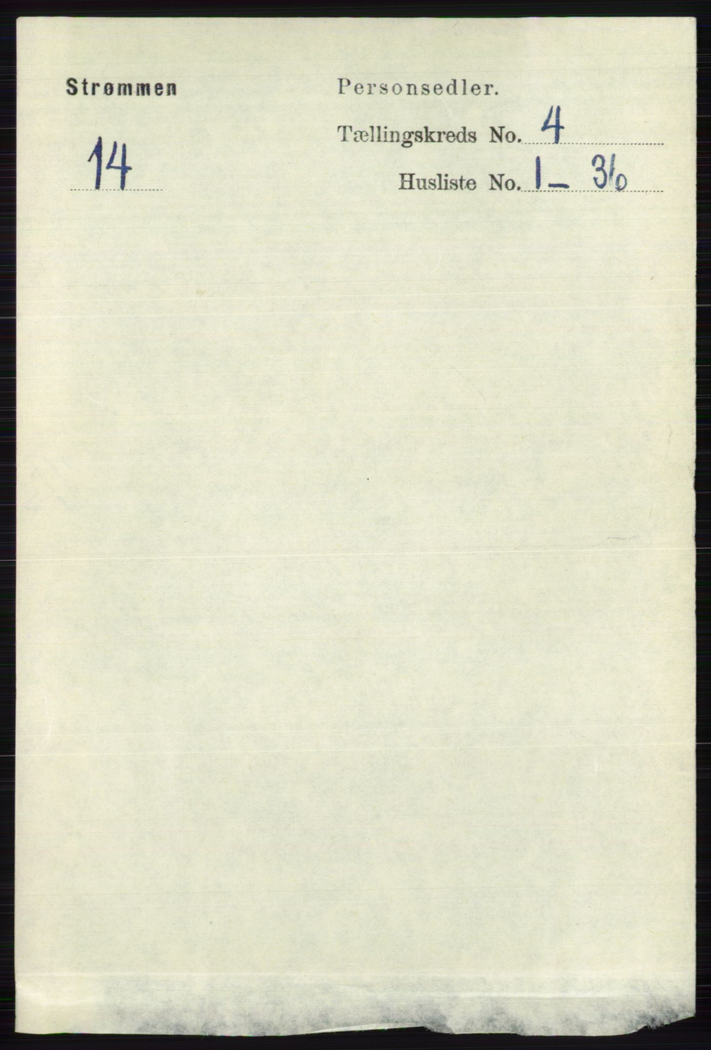 RA, Folketelling 1891 for 0711 Strømm herred, 1891, s. 1580