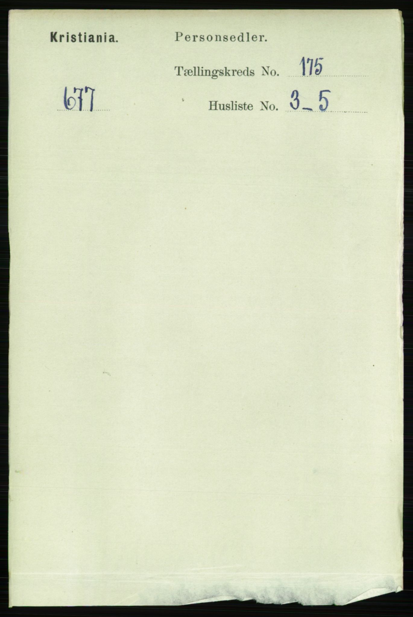 RA, Folketelling 1891 for 0301 Kristiania kjøpstad, 1891, s. 104967