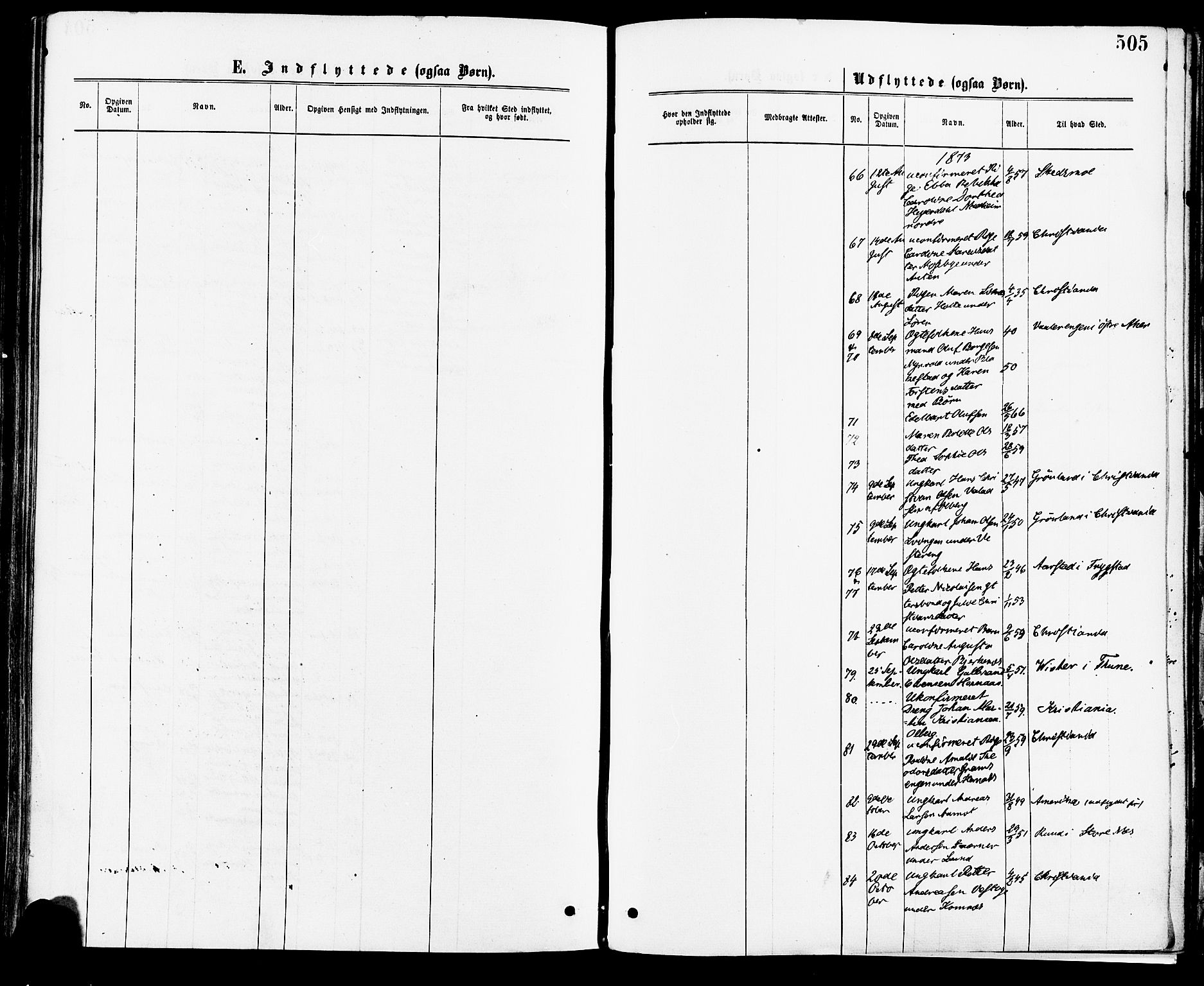 Høland prestekontor Kirkebøker, AV/SAO-A-10346a/F/Fa/L0012.a: Ministerialbok nr. I 12A, 1869-1879, s. 505