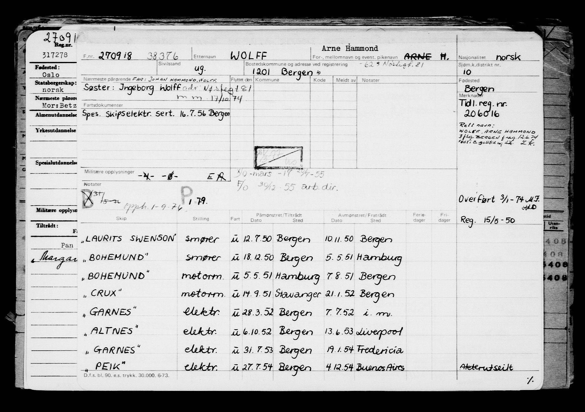 Direktoratet for sjømenn, AV/RA-S-3545/G/Gb/L0162: Hovedkort, 1918, s. 661