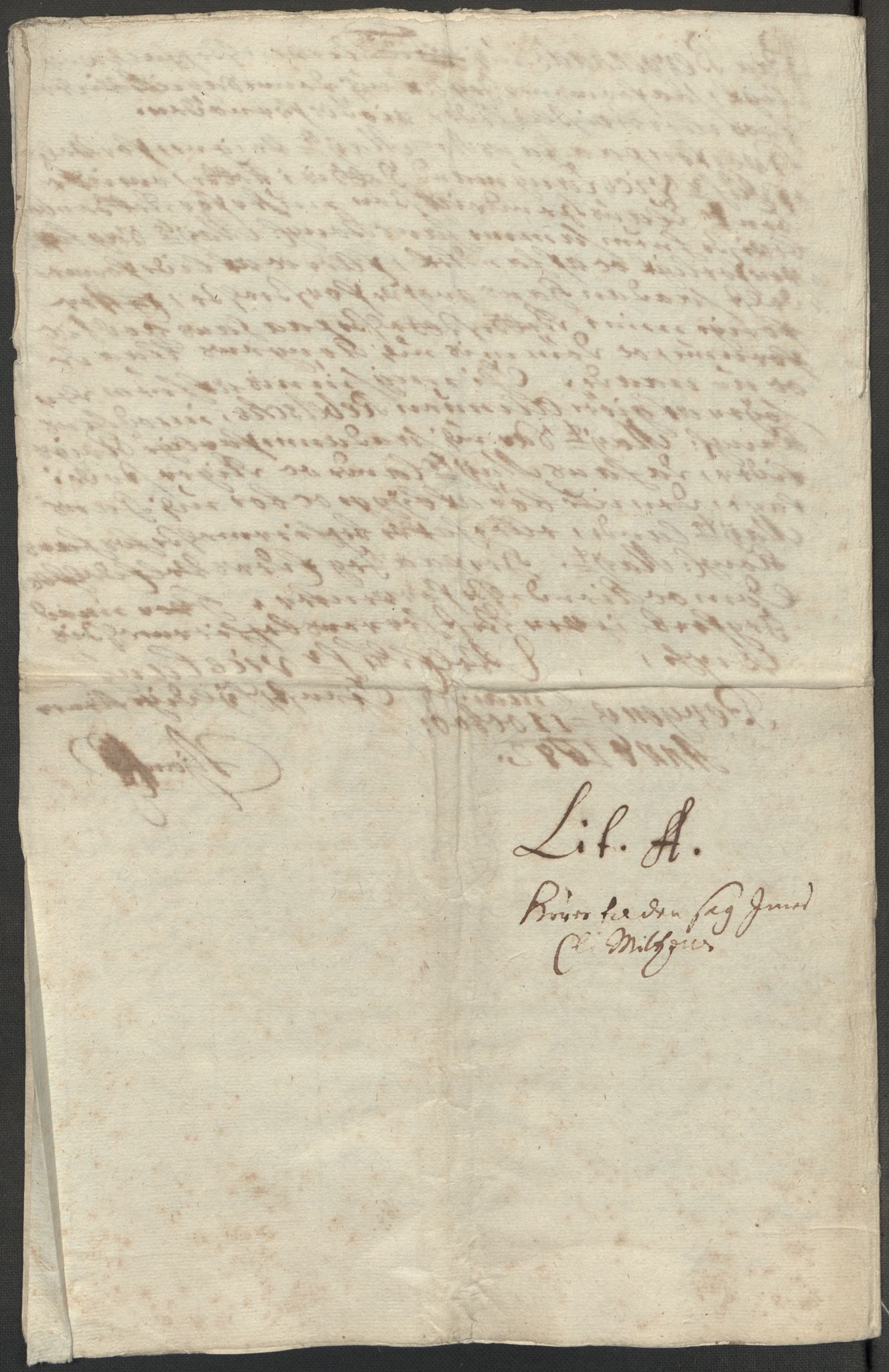 Rentekammeret inntil 1814, Realistisk ordnet avdeling, RA/EA-4070/Fb/L0015: Dokumenter om Raundalen allmenning i Voss. Claus Miltzows sak, 1684, s. 126
