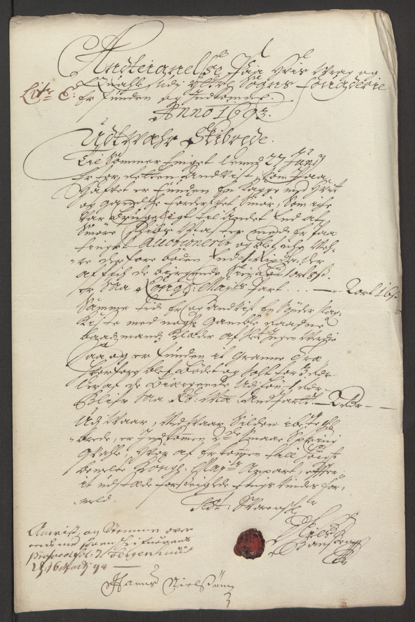 Rentekammeret inntil 1814, Reviderte regnskaper, Fogderegnskap, RA/EA-4092/R52/L3307: Fogderegnskap Sogn, 1693-1694, s. 226