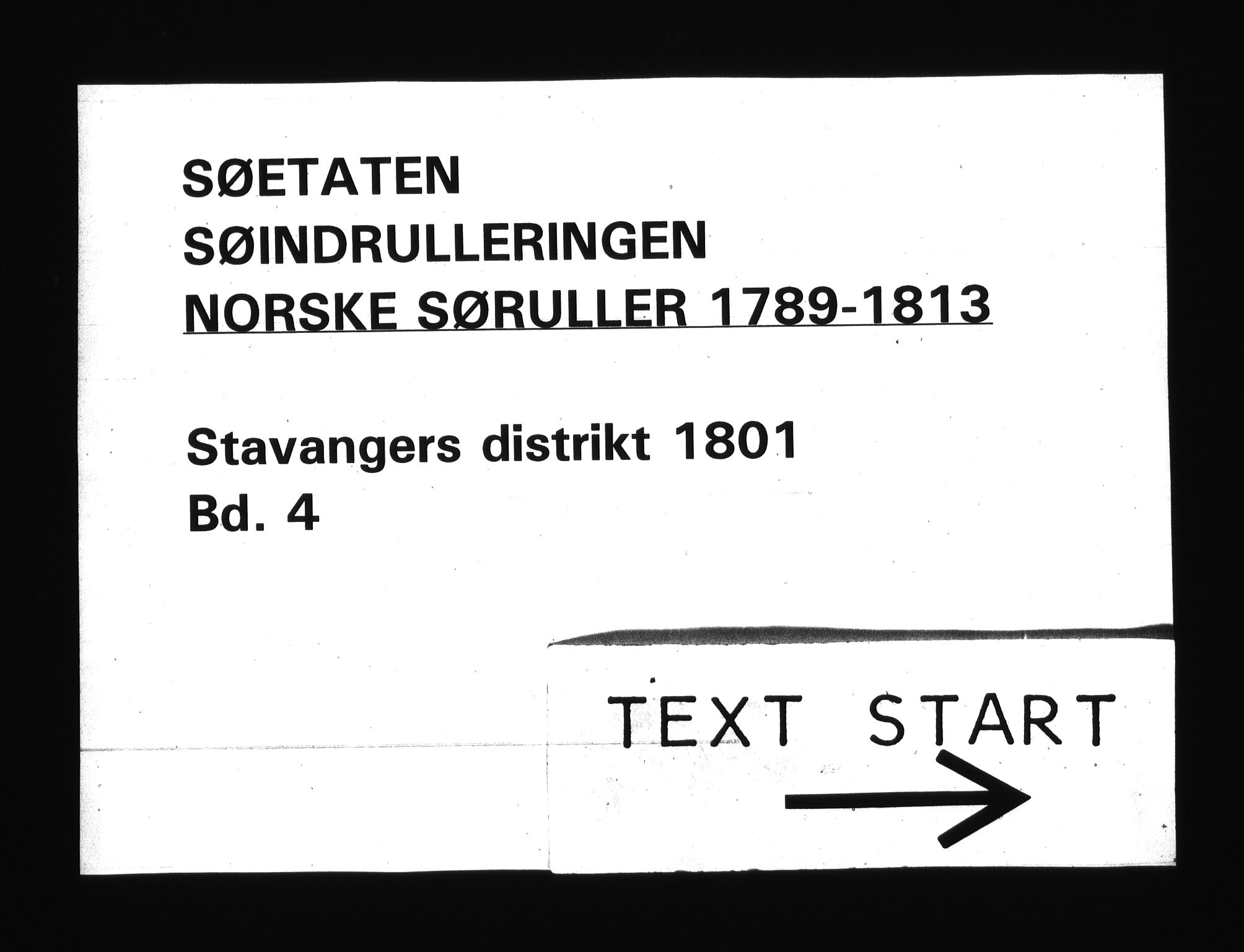 Sjøetaten, RA/EA-3110/F/L0285: Stavanger distrikt, bind 4, 1801