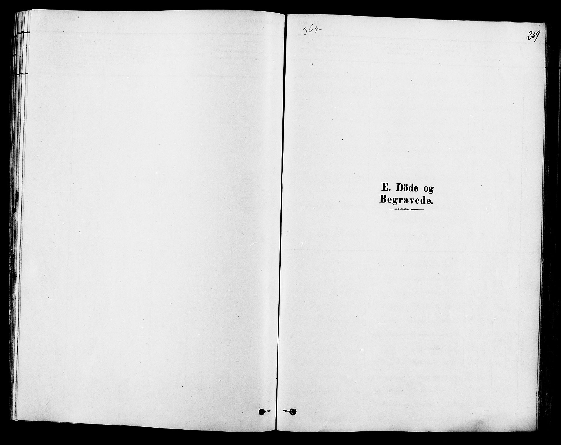 Ringsaker prestekontor, SAH/PREST-014/L/La/L0009: Klokkerbok nr. 9, 1879-1890, s. 269
