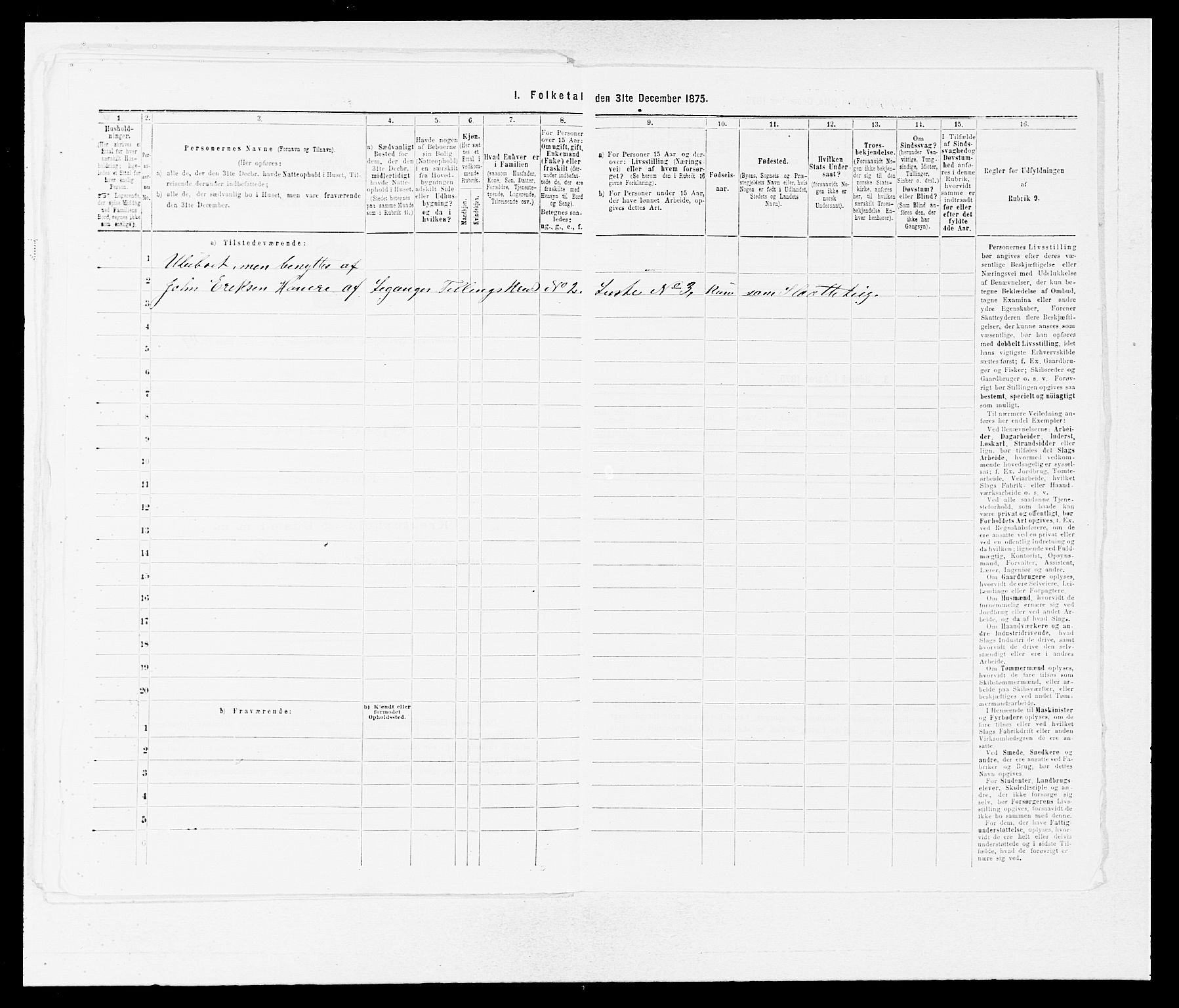 SAB, Folketelling 1875 for 1418P Balestrand prestegjeld, 1875, s. 451