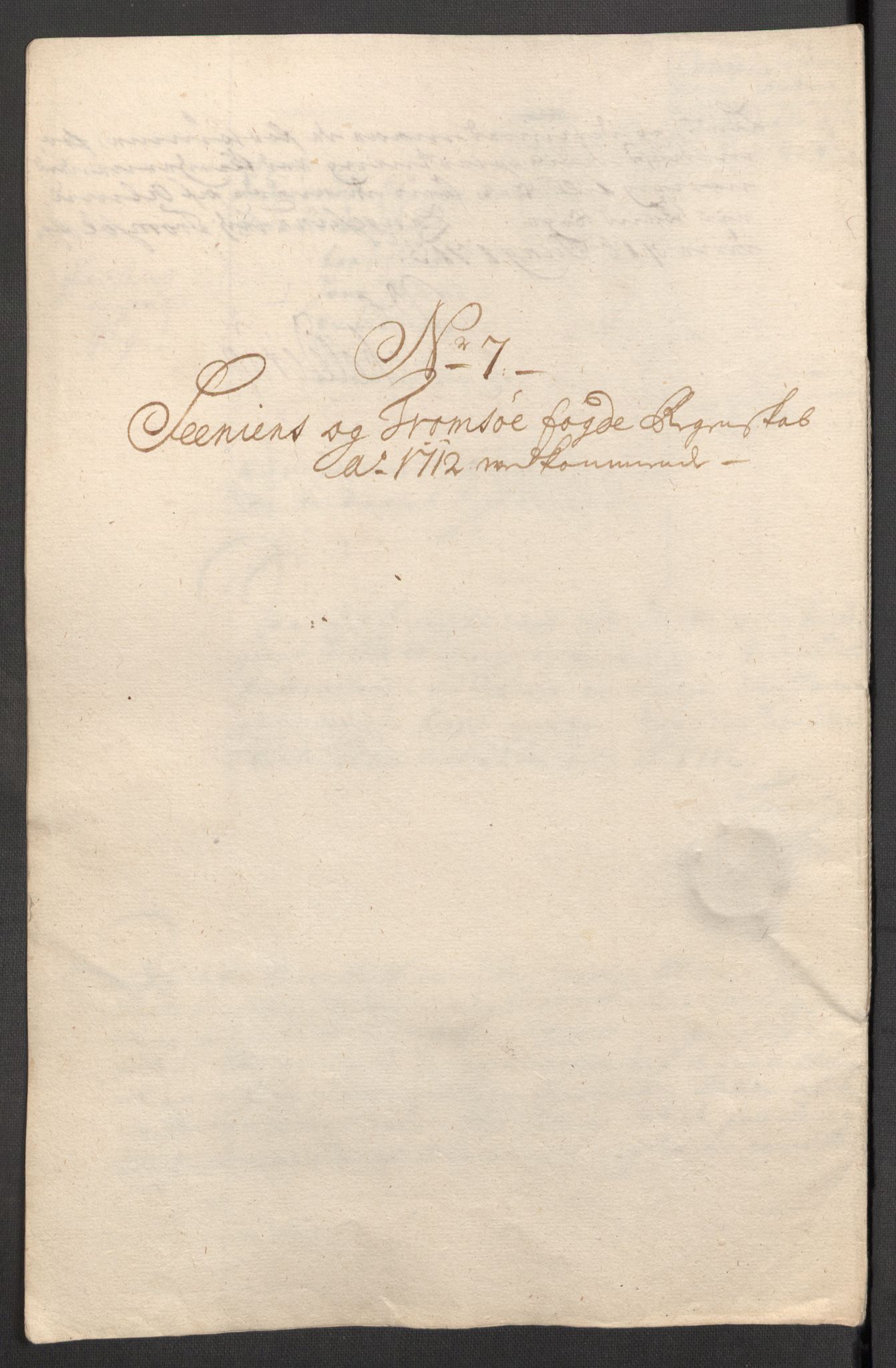 Rentekammeret inntil 1814, Reviderte regnskaper, Fogderegnskap, RA/EA-4092/R68/L4758: Fogderegnskap Senja og Troms, 1711-1712, s. 344