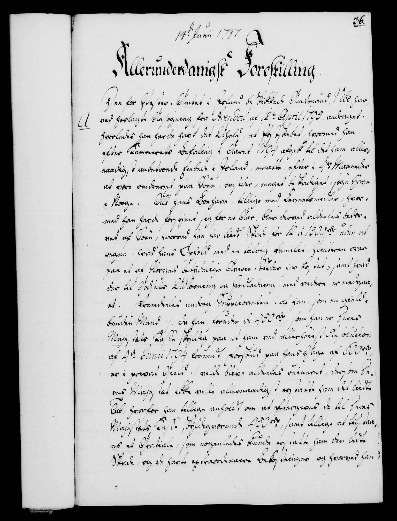 Rentekammeret, Kammerkanselliet, AV/RA-EA-3111/G/Gf/Gfa/L0079: Norsk relasjons- og resolusjonsprotokoll (merket RK 52.79), 1797, s. 189