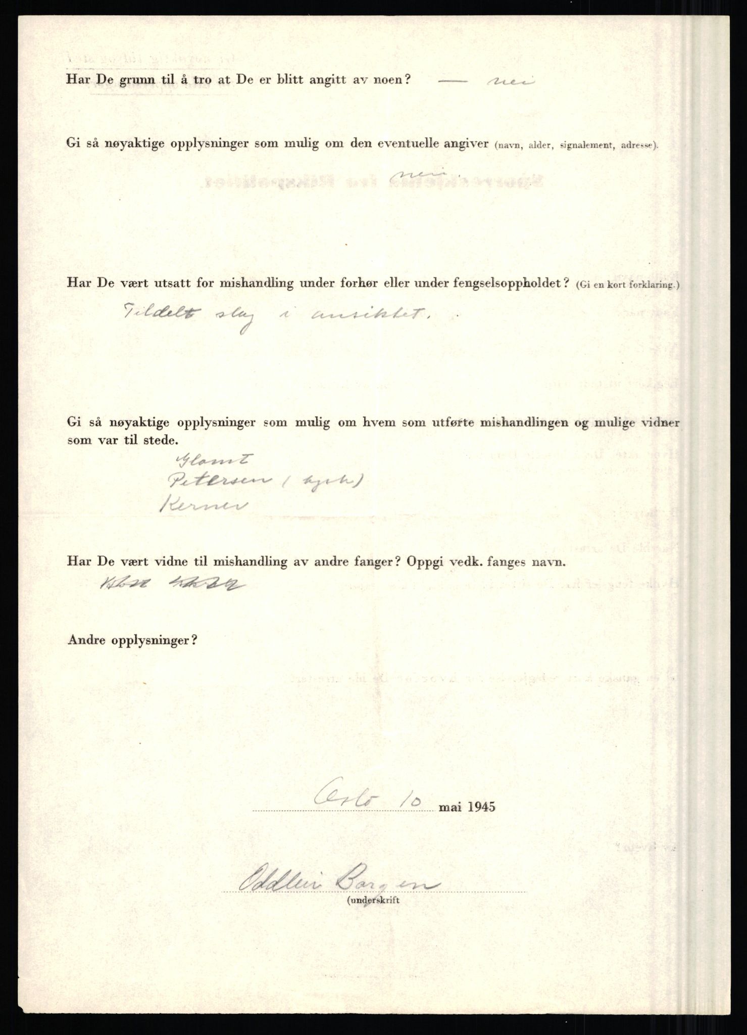 Rikspolitisjefen, AV/RA-S-1560/L/L0002: Berg, Alf - Bråthen, Thorleif, 1940-1945, s. 777