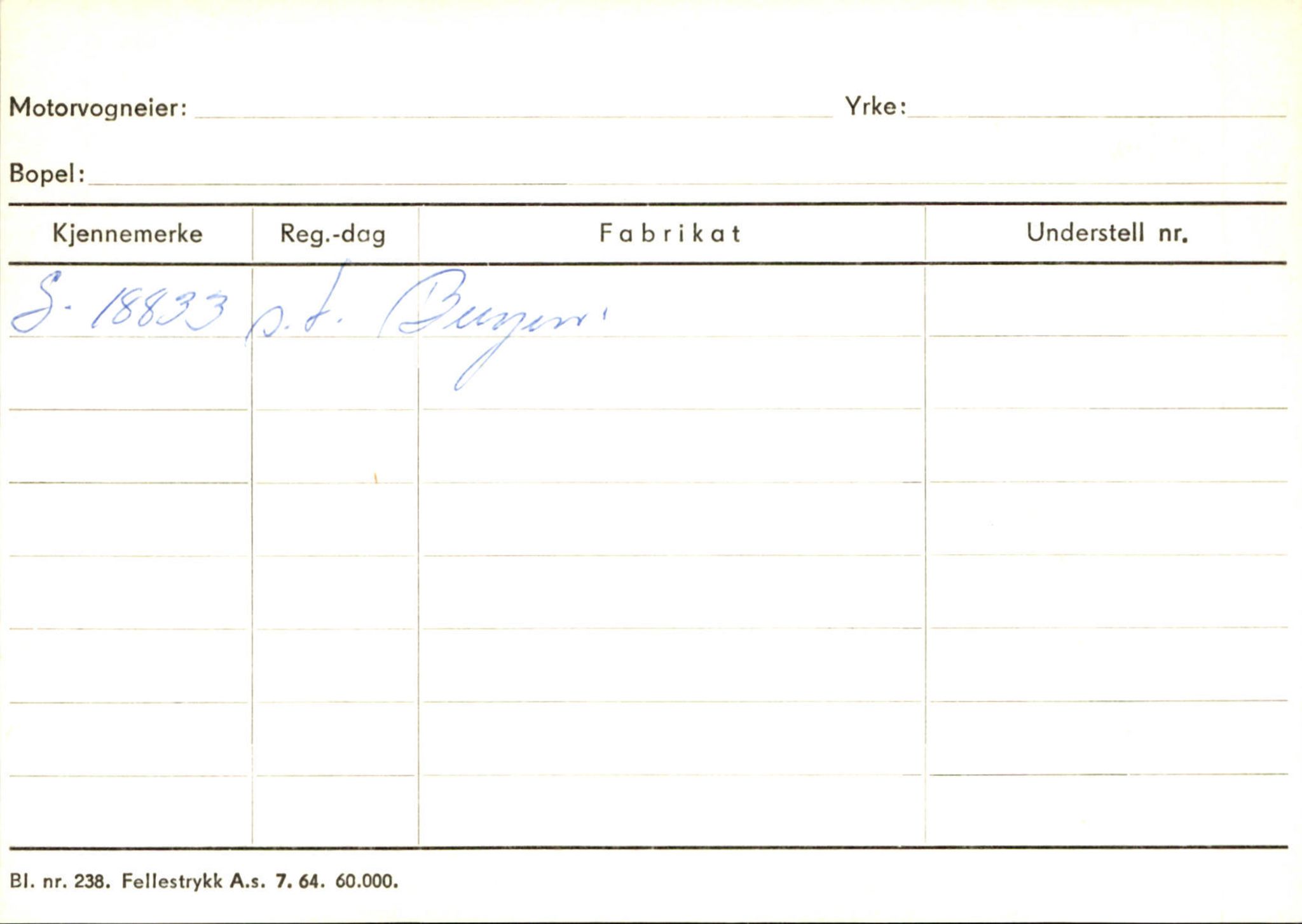 Statens vegvesen, Sogn og Fjordane vegkontor, SAB/A-5301/4/F/L0125: Eigarregister Sogndal V-Å. Aurland A-Å. Fjaler A-N, 1945-1975, s. 482