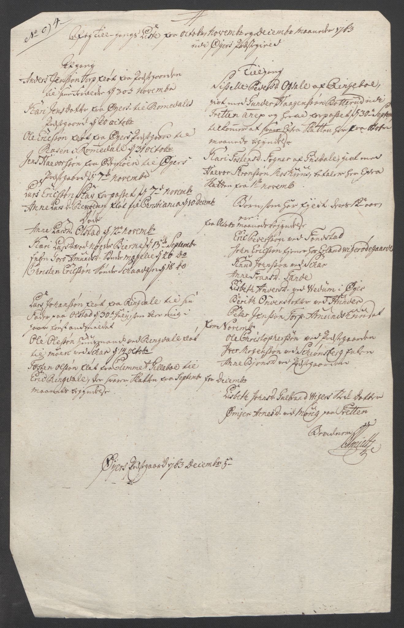 Rentekammeret inntil 1814, Reviderte regnskaper, Fogderegnskap, RA/EA-4092/R17/L1266: Ekstraskatten Gudbrandsdal, 1762-1766, s. 153