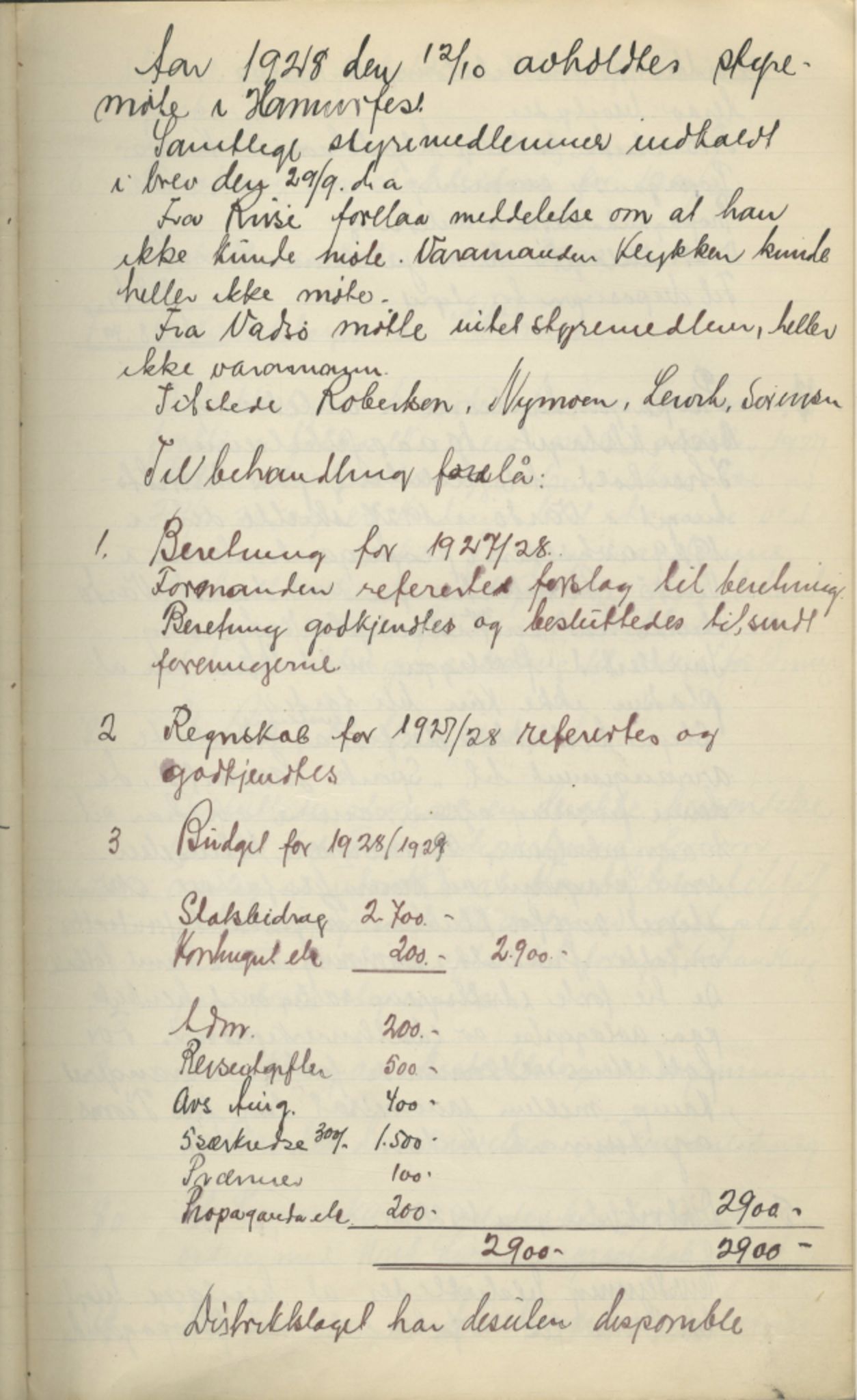 Finnmark Distriktslag for Idrett, FMFB/A-1040/A/L0001: Møteprotokoll, 1919-1940, s. 96