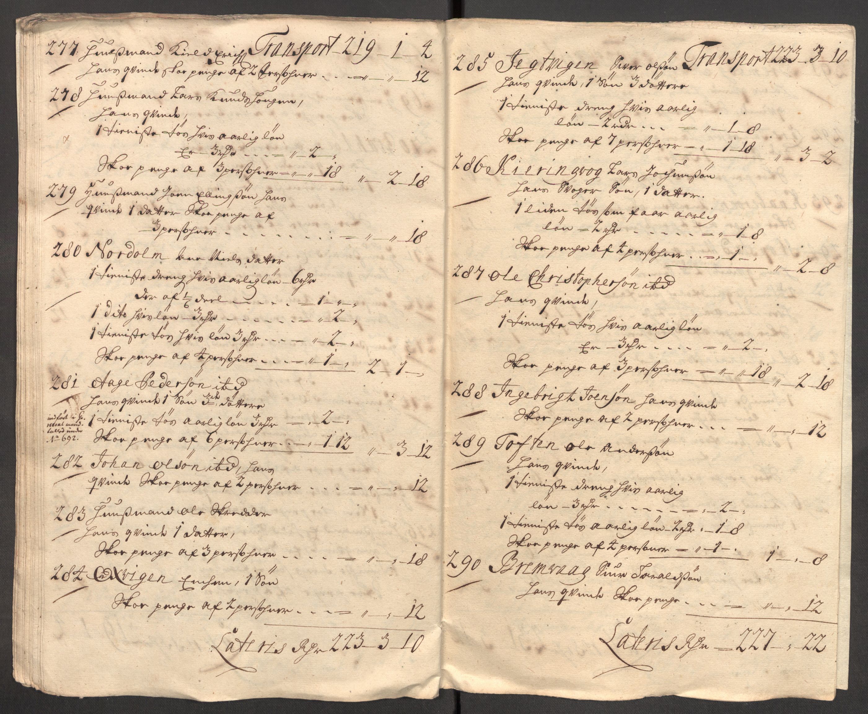 Rentekammeret inntil 1814, Reviderte regnskaper, Fogderegnskap, RA/EA-4092/R57/L3860: Fogderegnskap Fosen, 1711, s. 324