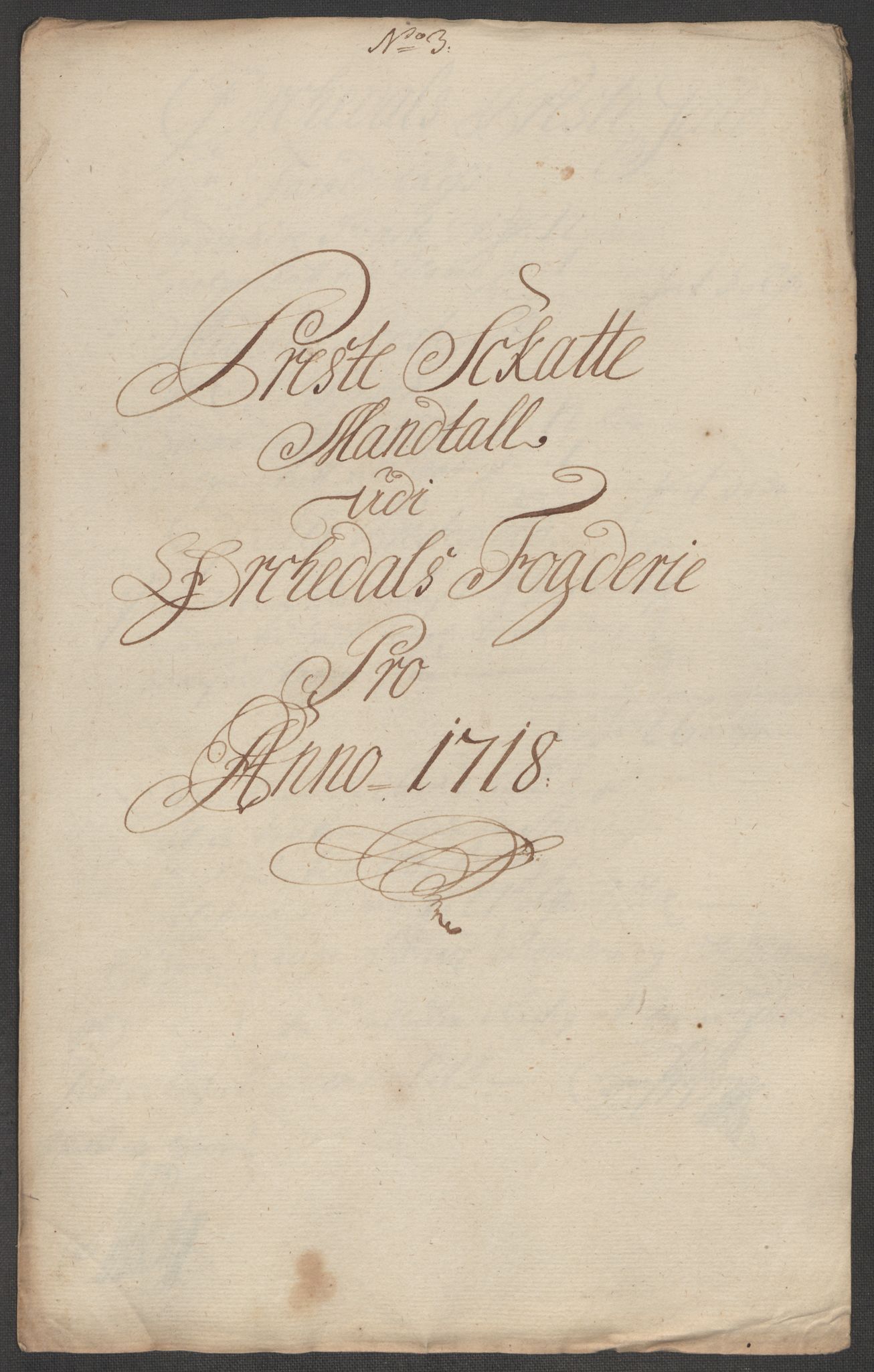 Rentekammeret inntil 1814, Reviderte regnskaper, Fogderegnskap, AV/RA-EA-4092/R60/L3971: Fogderegnskap Orkdal og Gauldal, 1718, s. 106