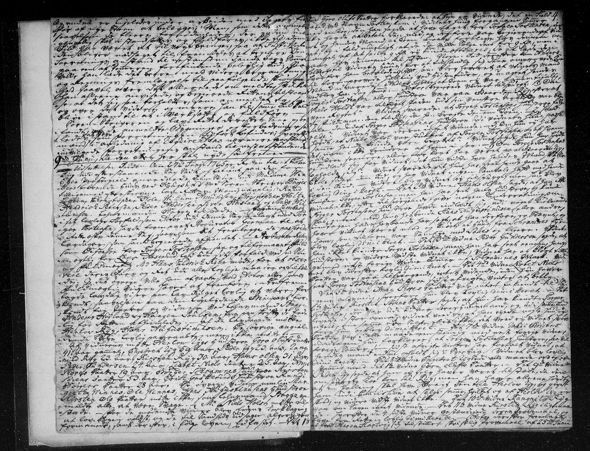 Eiker, Modum og Sigdal sorenskriveri, SAKO/A-123/F/Fa/Fab/L0008: Tingbok, 1765-1769, s. 4