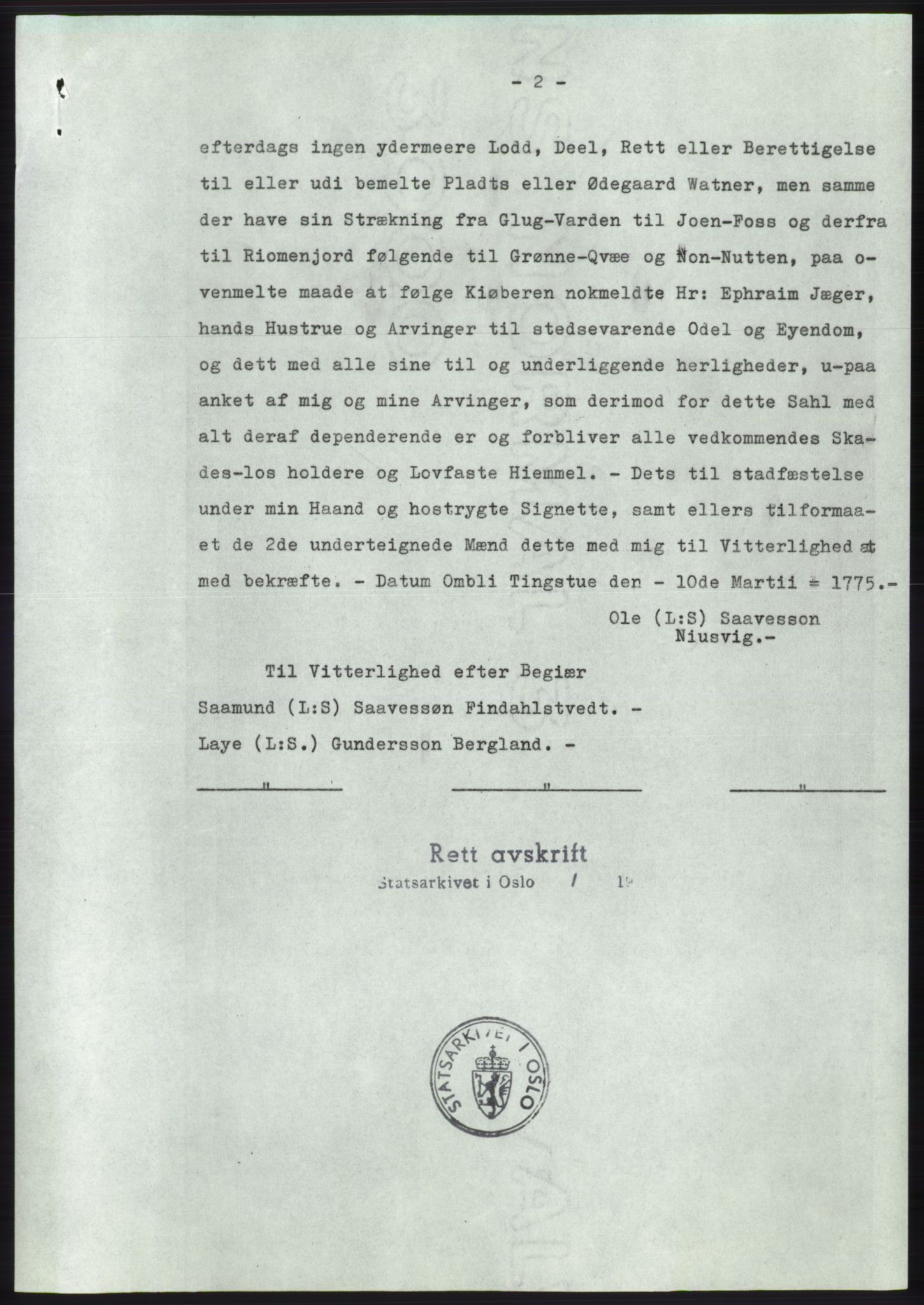 Statsarkivet i Kongsberg, AV/SAKO-A-0001/E/Ee/L0026: Avskrifter, SAO jnr. 1202/1962 - 1750/1962, 1962, s. 10