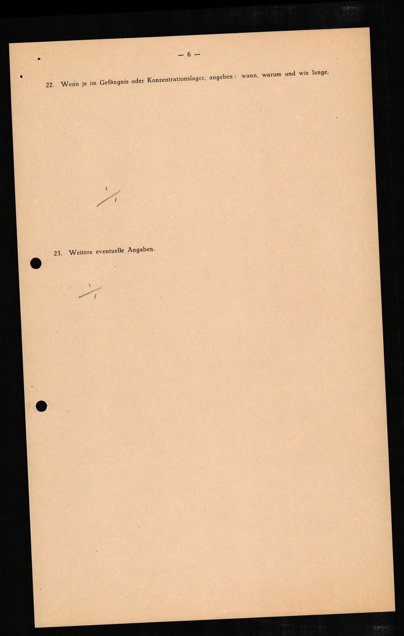 Forsvaret, Forsvarets overkommando II, AV/RA-RAFA-3915/D/Db/L0006: CI Questionaires. Tyske okkupasjonsstyrker i Norge. Tyskere., 1945-1946, s. 105