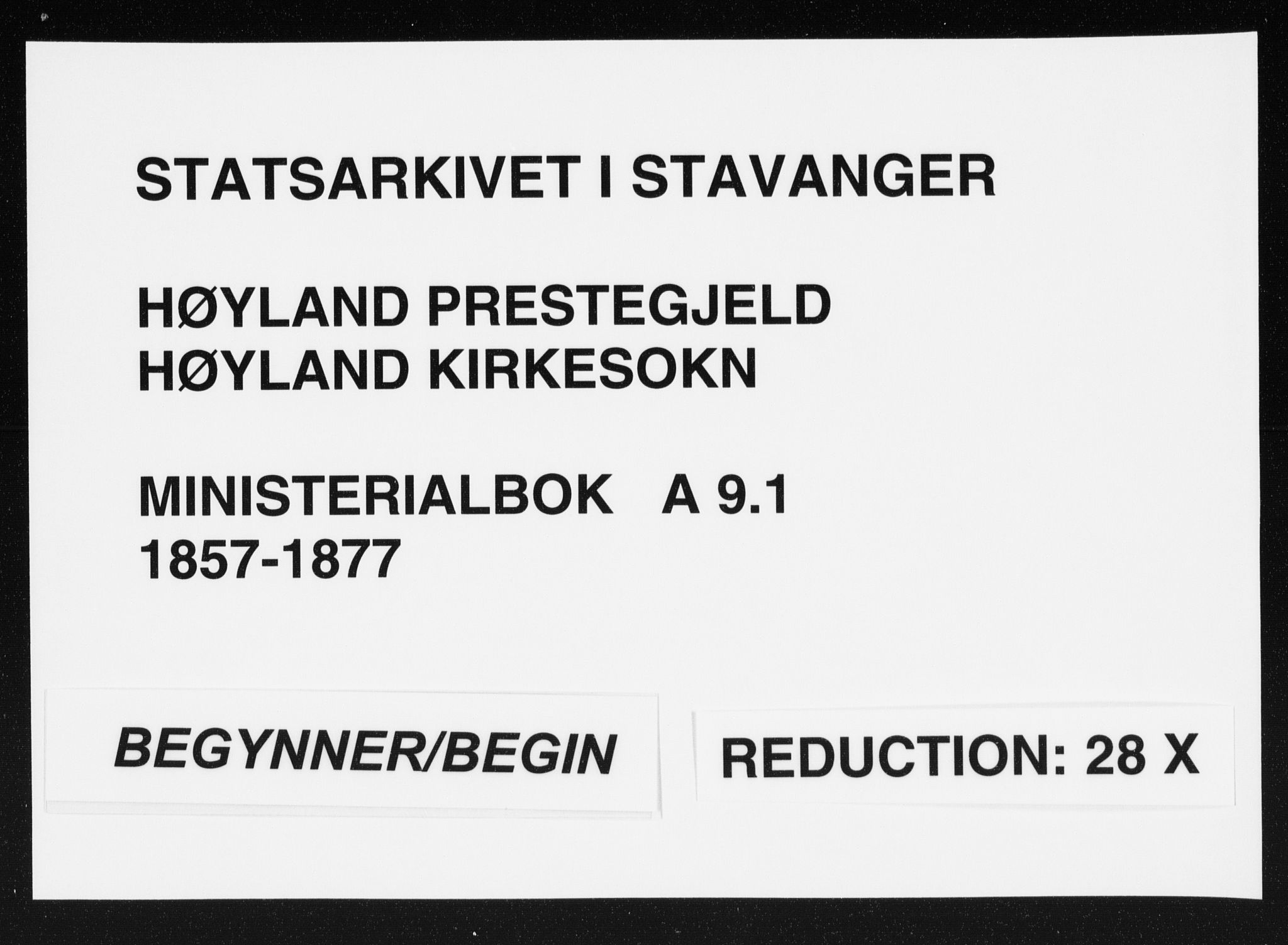 Høyland sokneprestkontor, SAST/A-101799/001/30BA/L0010: Ministerialbok nr. A 9.1, 1857-1877