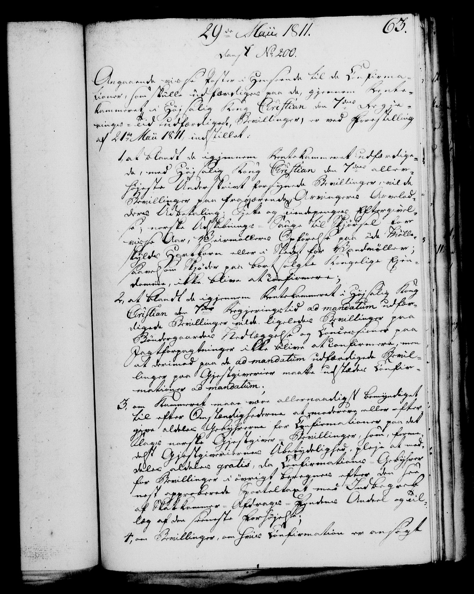 Rentekammeret, Kammerkanselliet, AV/RA-EA-3111/G/Gf/Gfa/L0093: Norsk relasjons- og resolusjonsprotokoll (merket RK 52.93), 1811, s. 246