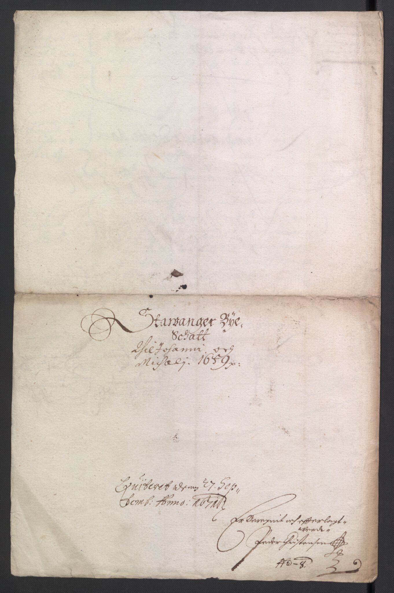 Rentekammeret inntil 1814, Reviderte regnskaper, Byregnskaper, AV/RA-EA-4066/R/Ro/L0299: [O2] By- og kontribusjonsregnskap, 1639-1661, s. 362