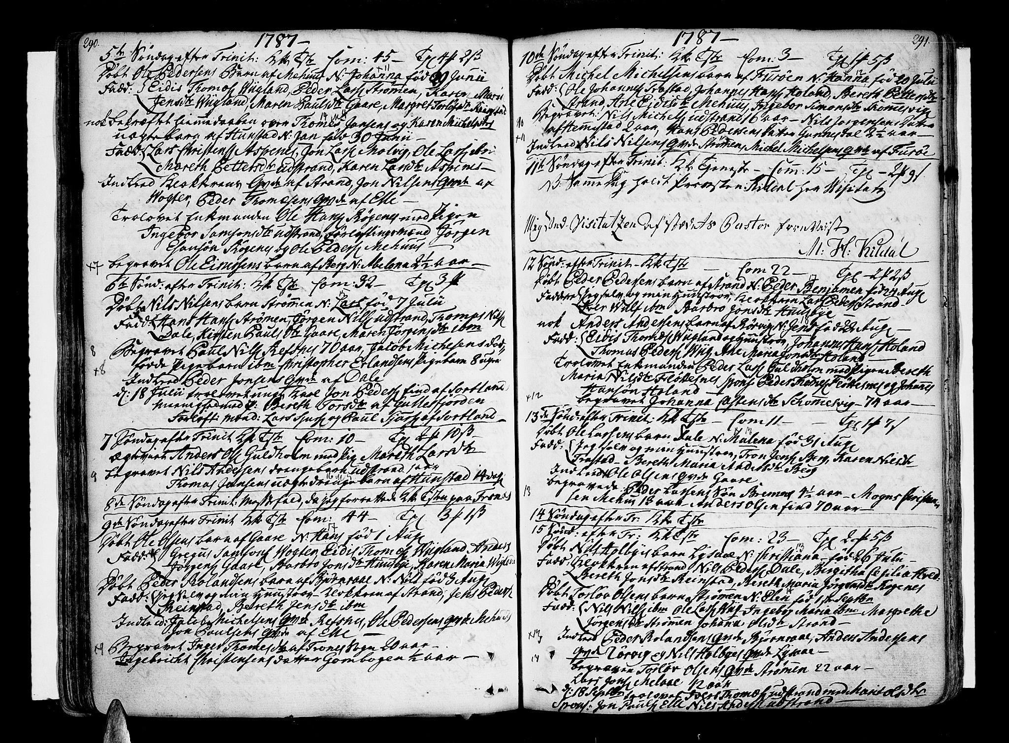 Kvæfjord sokneprestkontor, AV/SATØ-S-1323/G/Ga/Gaa/L0001kirke: Ministerialbok nr. 1, 1751-1822, s. 290-291