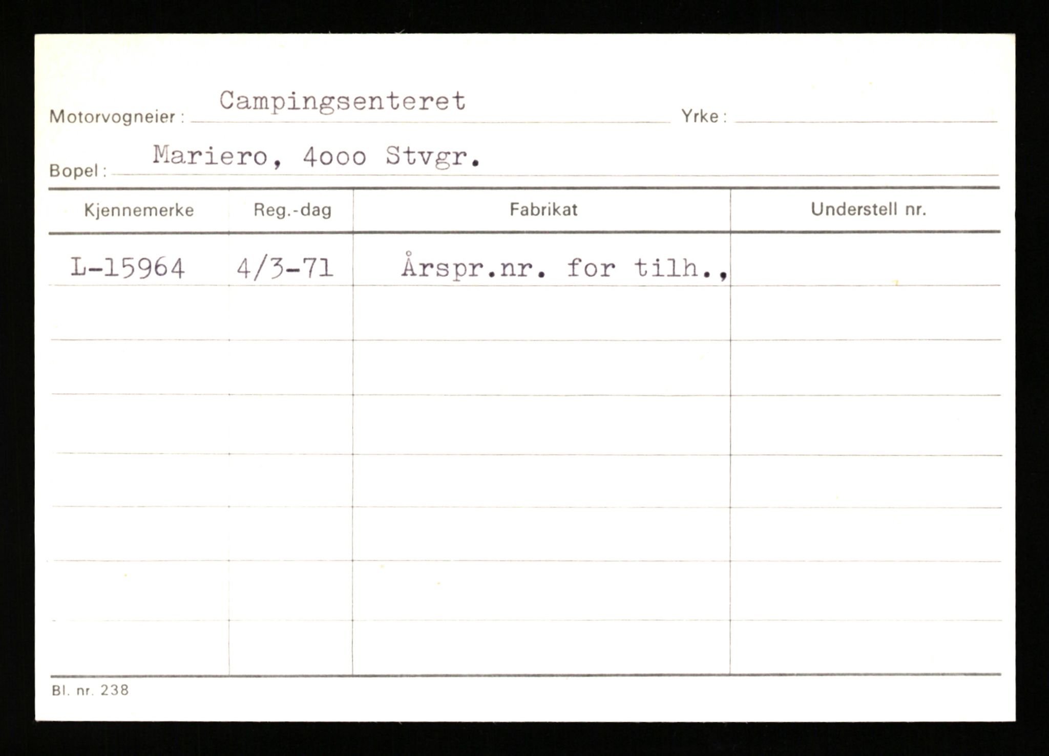 Stavanger trafikkstasjon, SAST/A-101942/0/H/L0005: Bue - Dahlstrøm, 1930-1971, s. 2109