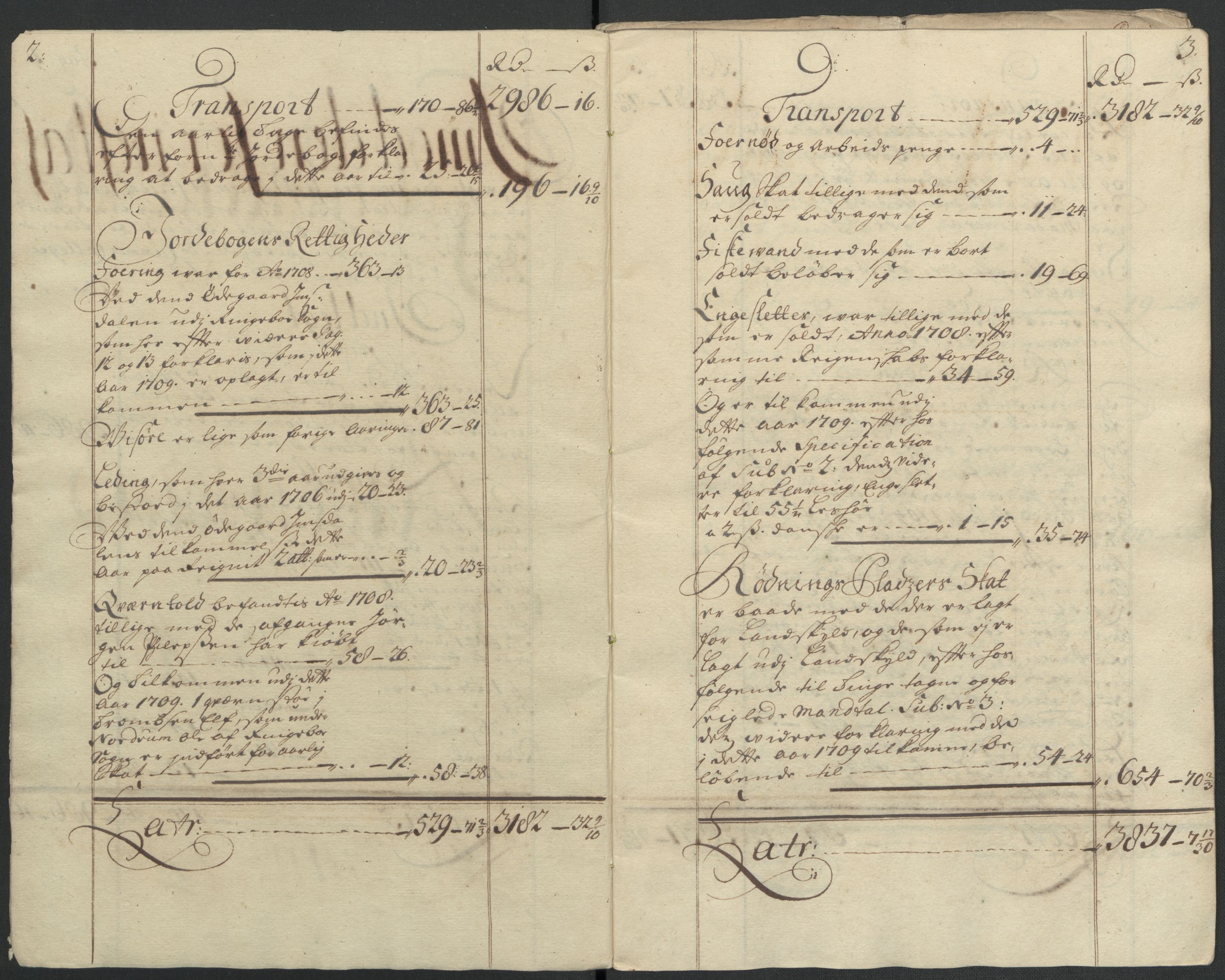Rentekammeret inntil 1814, Reviderte regnskaper, Fogderegnskap, RA/EA-4092/R17/L1179: Fogderegnskap Gudbrandsdal, 1708-1710, s. 156