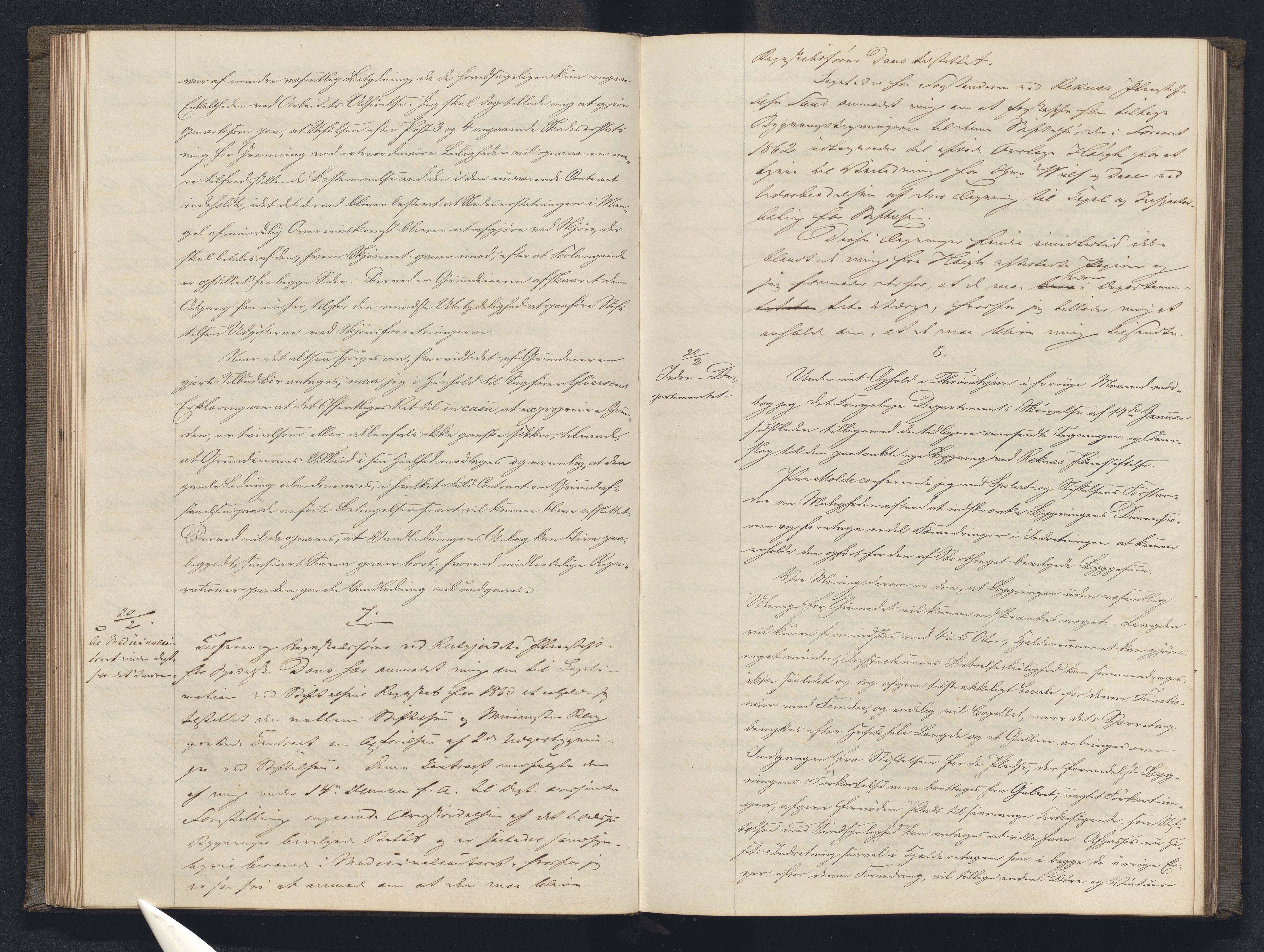 Lepraarkiver - Overlegen for den spedalske sykdom, AV/SAB-A-61001/B.b/L0003: Kopibok, 1862-1865