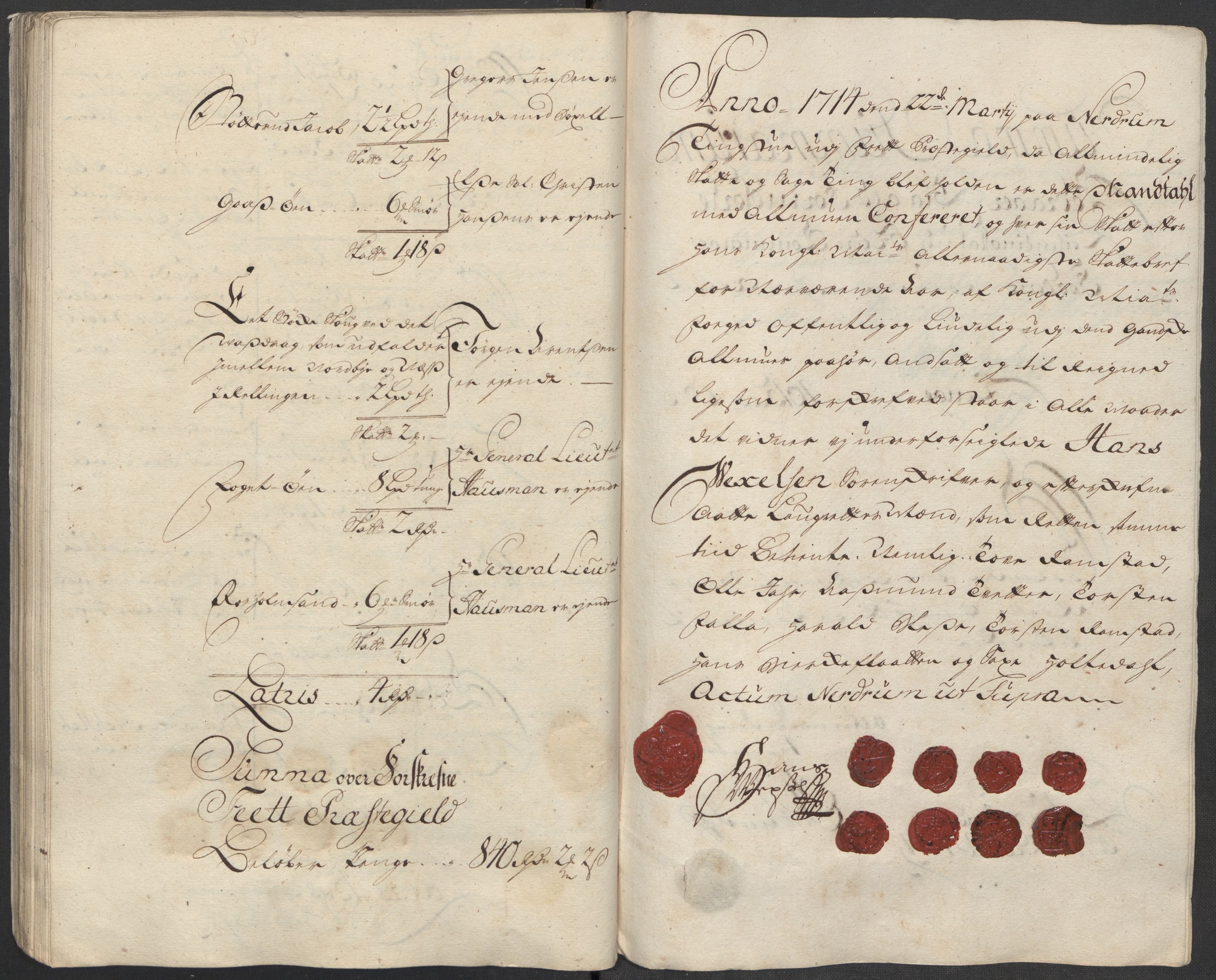 Rentekammeret inntil 1814, Reviderte regnskaper, Fogderegnskap, AV/RA-EA-4092/R11/L0596: Fogderegnskap Nedre Romerike, 1714, s. 83