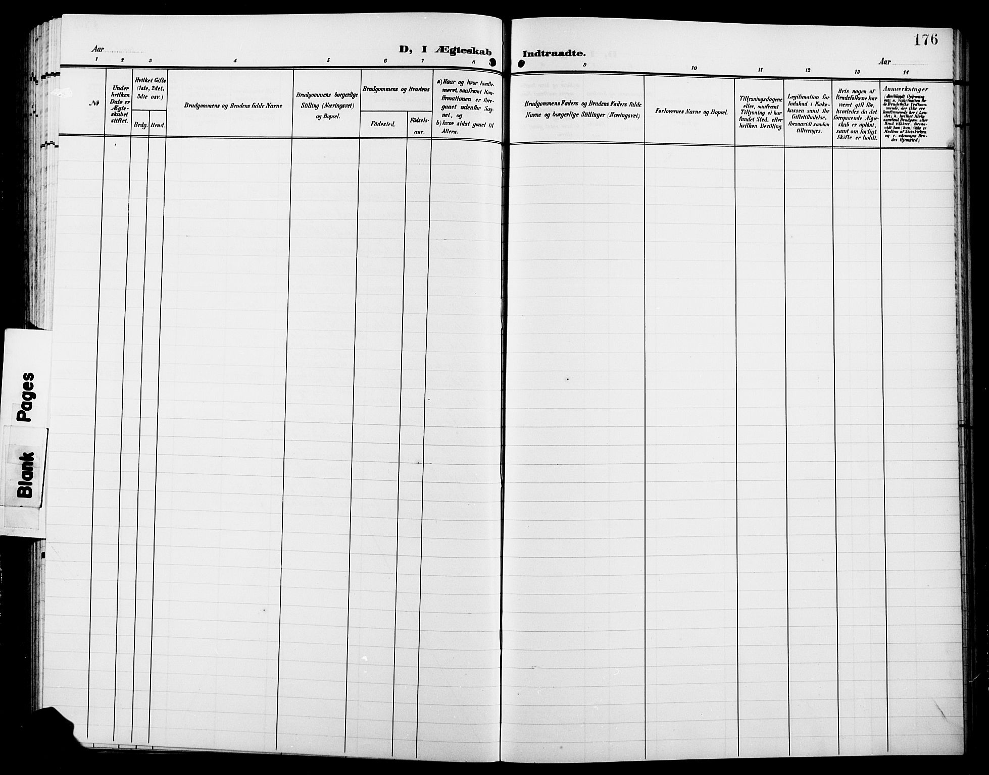 Jevnaker prestekontor, SAH/PREST-116/H/Ha/Hab/L0004: Klokkerbok nr. 4, 1907-1918, s. 176