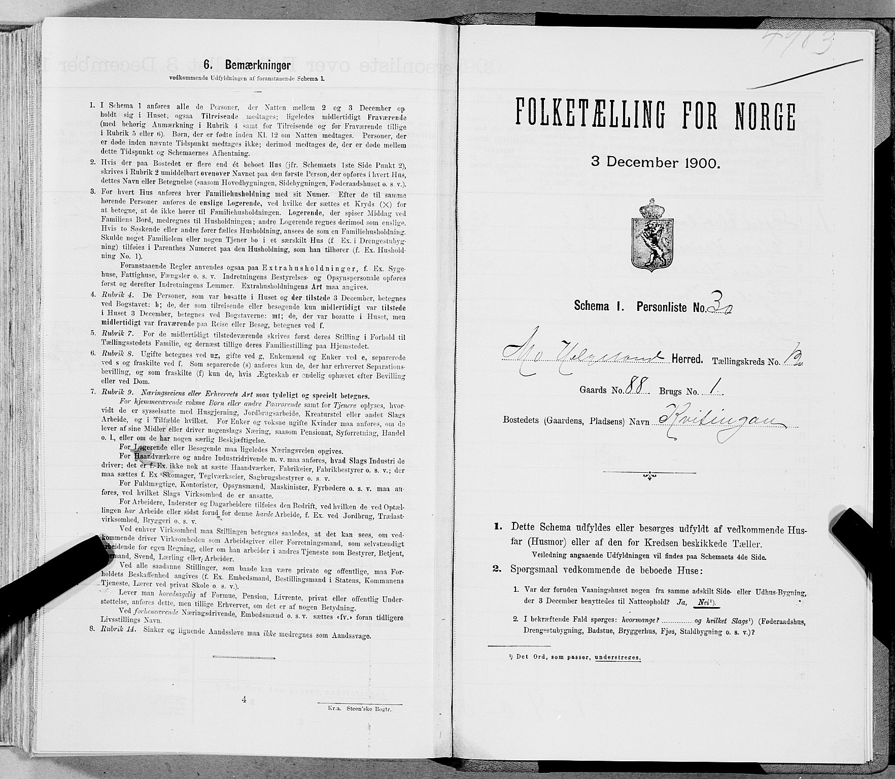 SAT, Folketelling 1900 for 1833 Mo herred, 1900, s. 1775