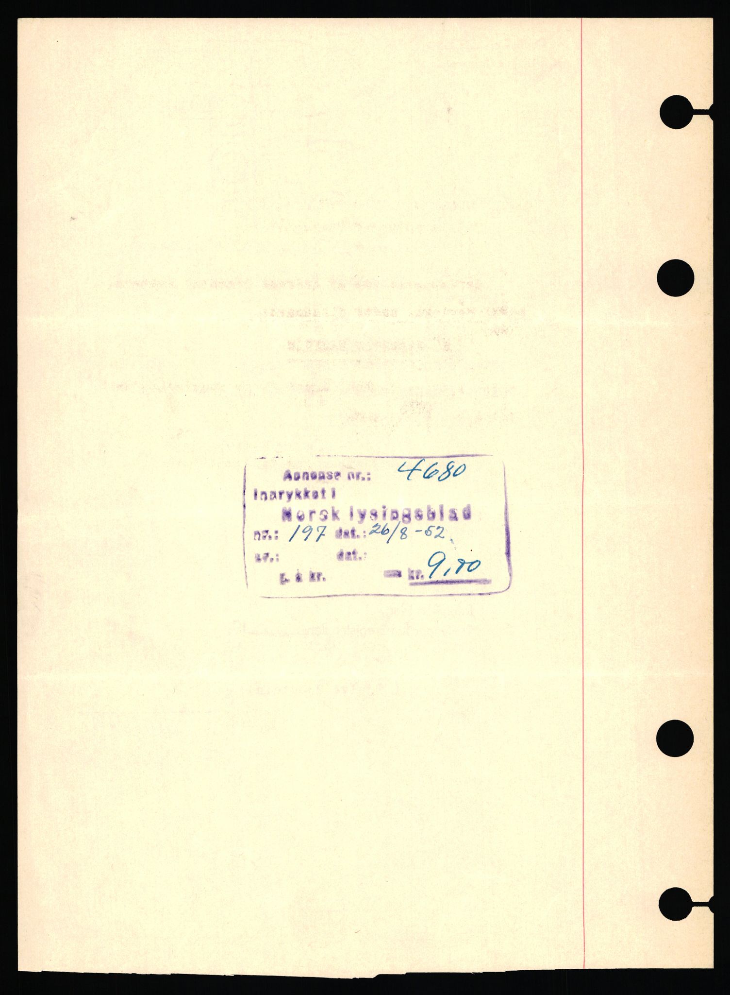 Stavanger byfogd, AV/SAST-A-101408/002/J/Jd/Jde/L0001: Registreringsmeldinger og bilag. Enkeltmannsforetak, 1-350, 1891-1967, s. 234