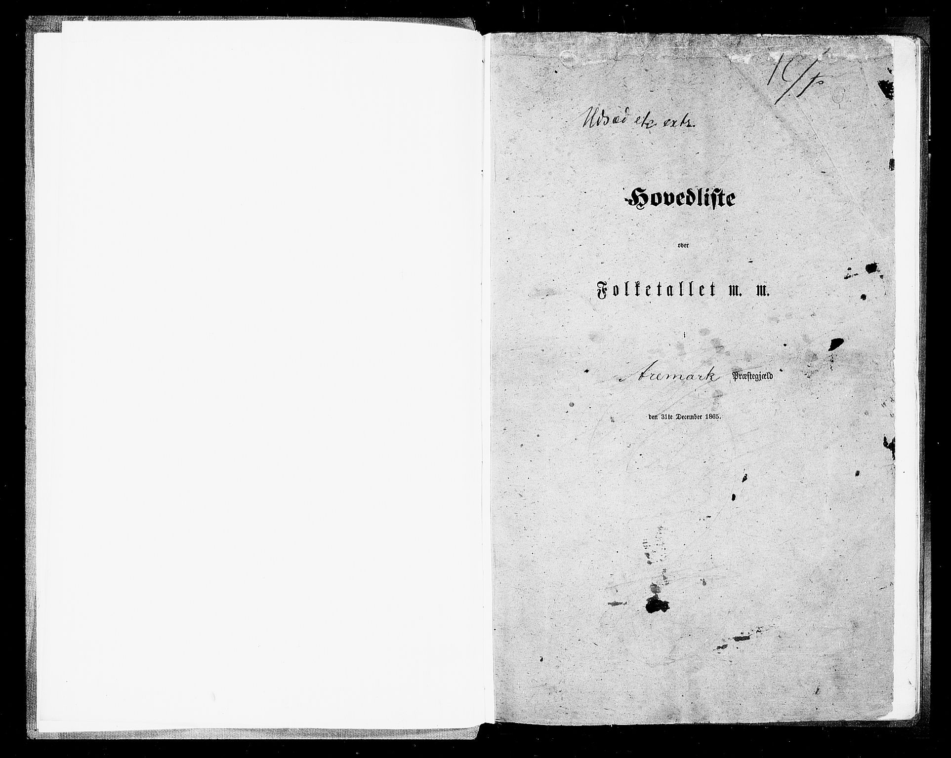RA, Folketelling 1865 for 0118P Aremark prestegjeld, 1865, s. 5