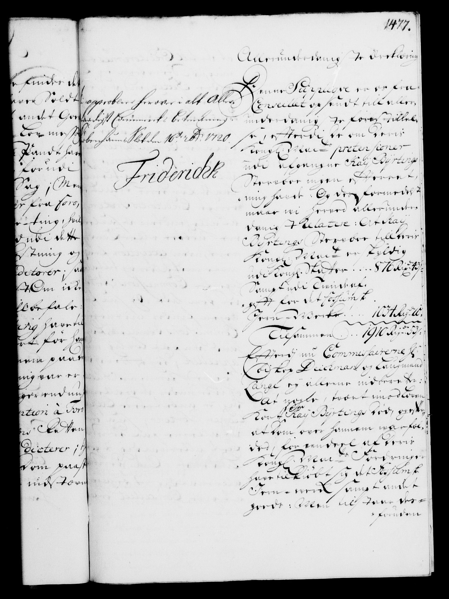 Rentekammeret, Kammerkanselliet, RA/EA-3111/G/Gf/Gfa/L0003: Norsk relasjons- og resolusjonsprotokoll (merket RK 52.3), 1720, s. 452