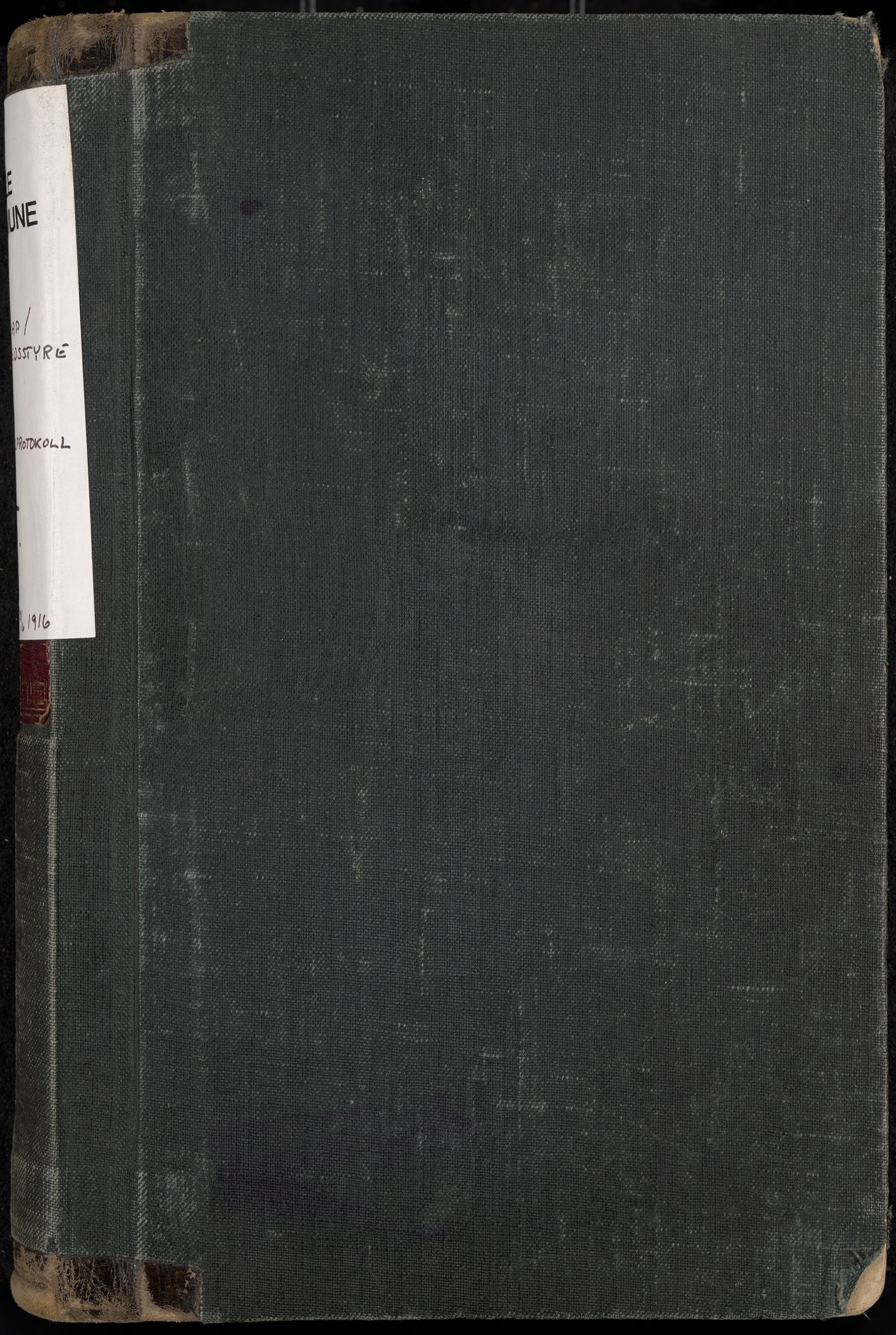 Hole formannskap og sentraladministrasjon, IKAK/0612021-1/A/Aa/L0005: Møtebok, 1911-1916