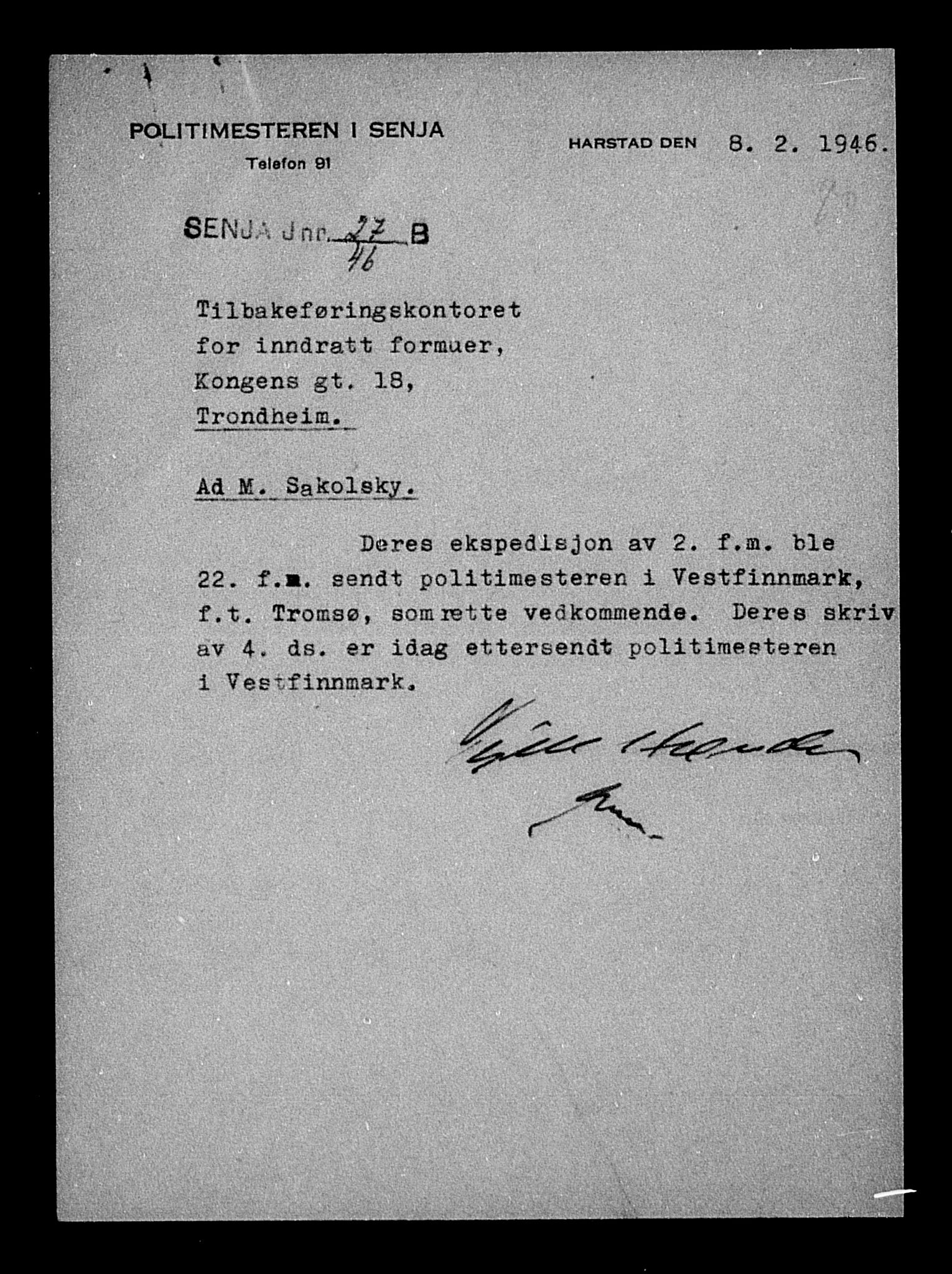 Justisdepartementet, Tilbakeføringskontoret for inndratte formuer, RA/S-1564/H/Hc/Hcb/L0915: --, 1945-1947, s. 263